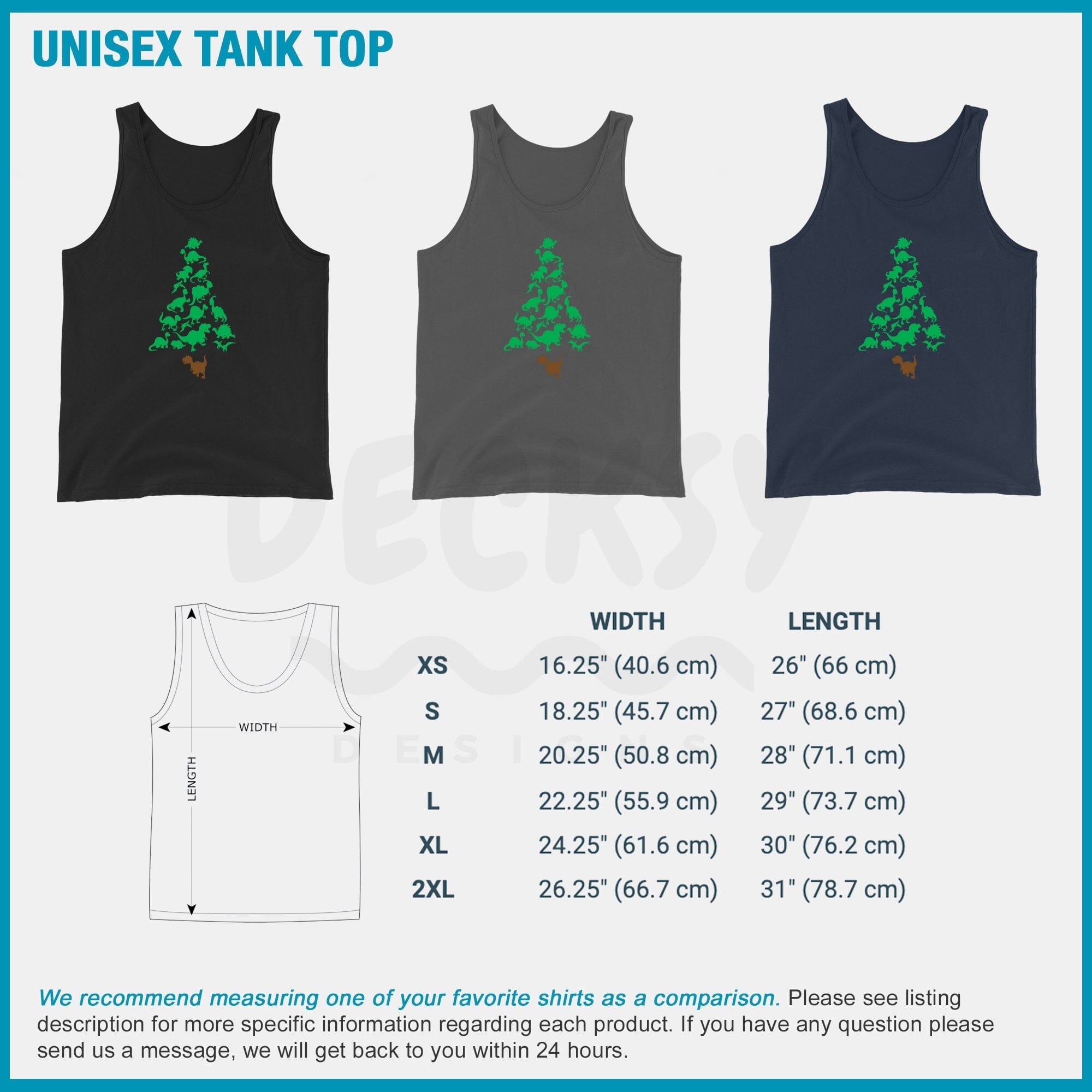 Christmas Tree Dinosaur Tshirt, Tree Rex Sweatshirt Hoodie, Merry Xmas Gift-Clothing:Gender-Neutral Adult Clothing:Tops & Tees:T-shirts:Graphic Tees-DecksyDesigns