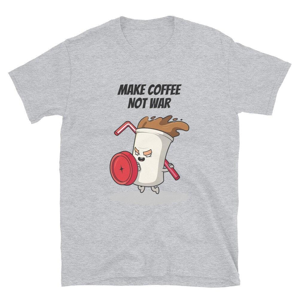 Coffee Shirt, Gift For Barista-Clothing:Gender-Neutral Adult Clothing:Tops & Tees:T-shirts:Graphic Tees-DecksyDesigns