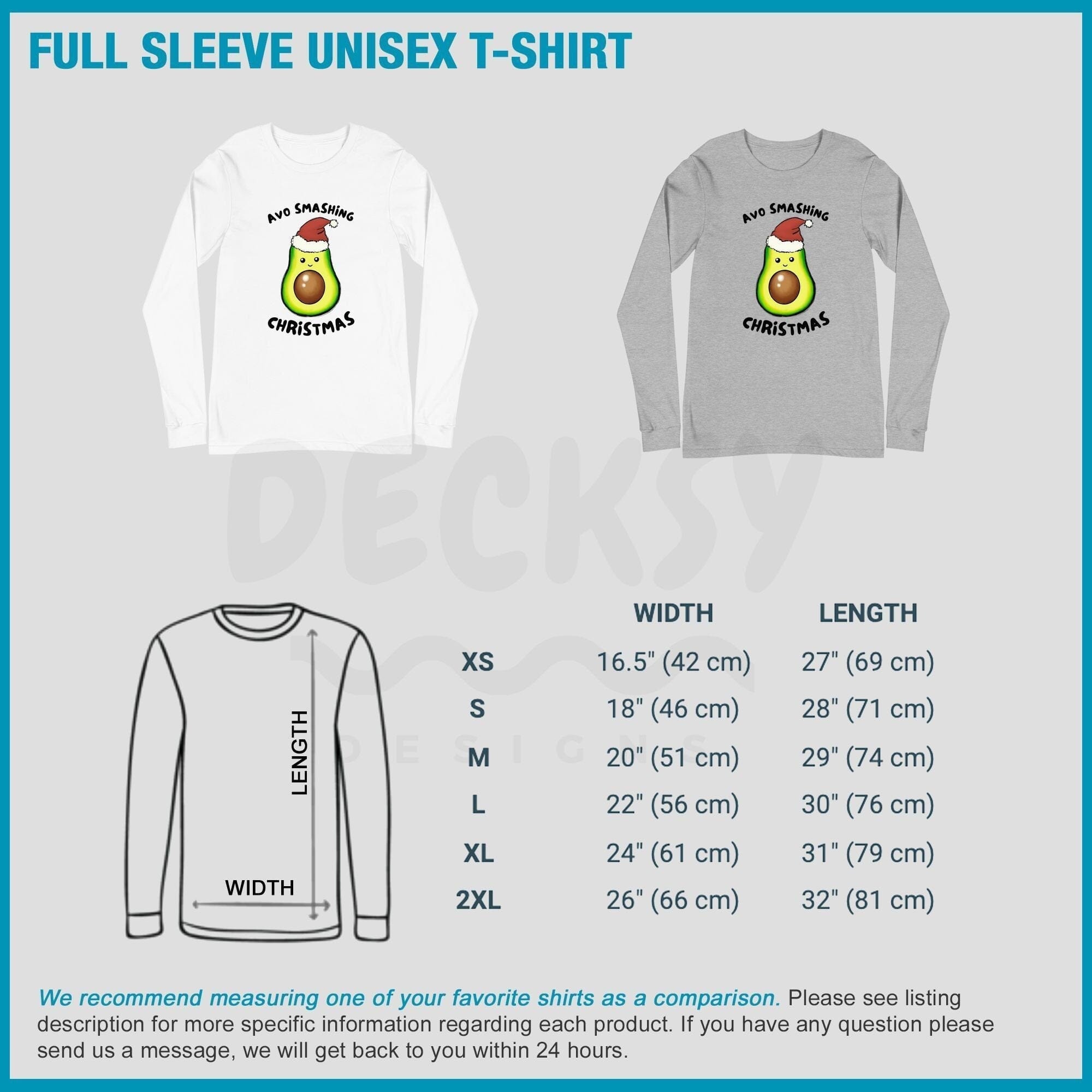 Cute Avocado Christmas Shirt, Gift For Christmas-Clothing:Gender-Neutral Adult Clothing:Tops & Tees:T-shirts:Graphic Tees-DecksyDesigns