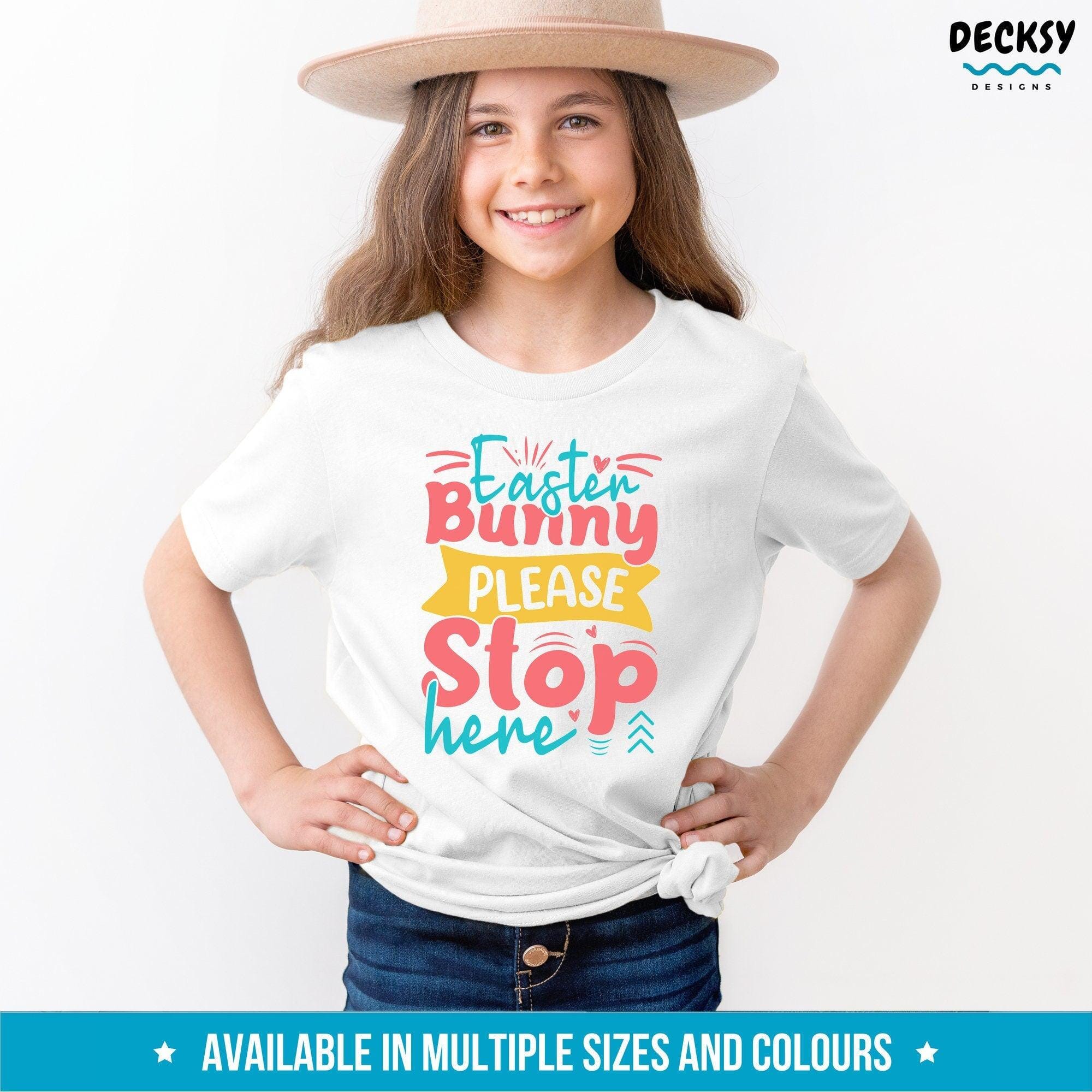 Cute Easter Bunny Shirts for Kids and Adults, Easter Day Gift-Clothing:Gender-Neutral Adult Clothing:Tops & Tees:T-shirts:Graphic Tees-DecksyDesigns