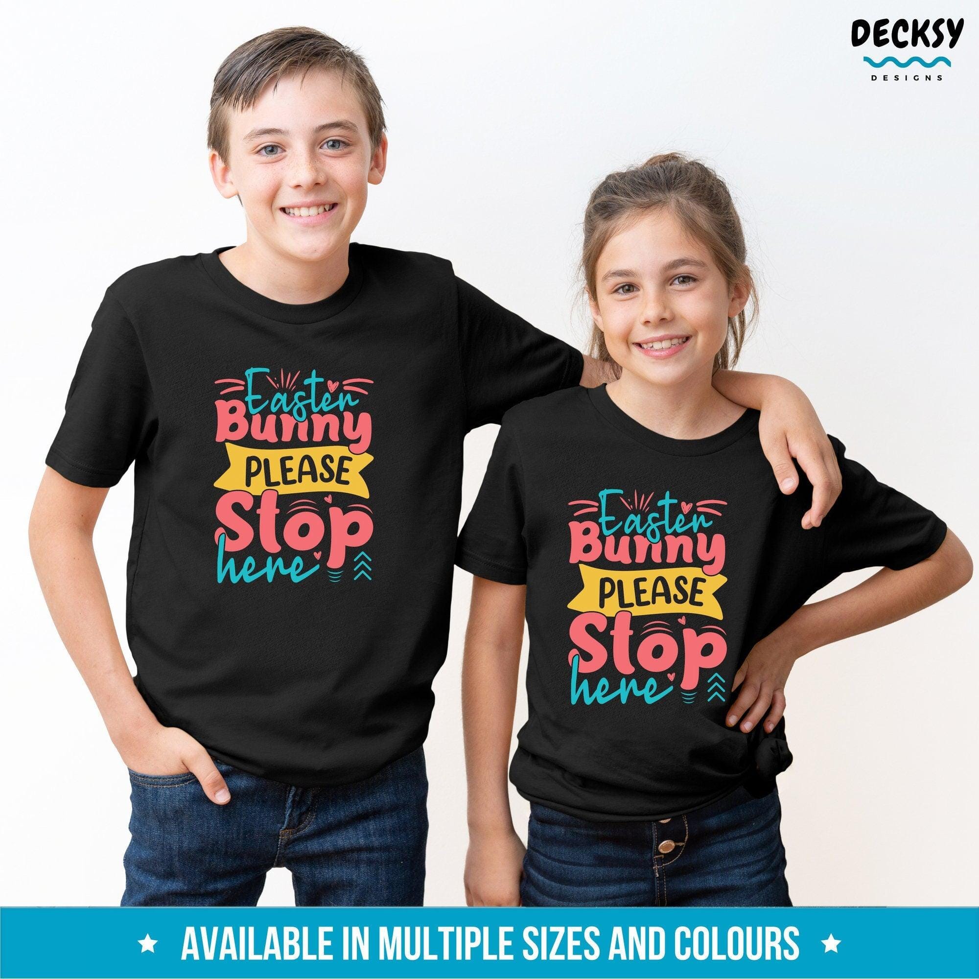 Cute Easter Bunny Shirts for Kids and Adults, Easter Day Gift-Clothing:Gender-Neutral Adult Clothing:Tops & Tees:T-shirts:Graphic Tees-DecksyDesigns