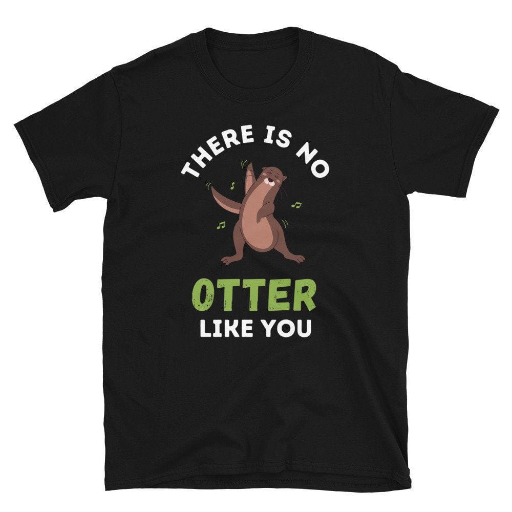 Cute Otter Shirt, Funny Animal Lover Gift-Clothing:Gender-Neutral Adult Clothing:Tops & Tees:T-shirts-DecksyDesigns