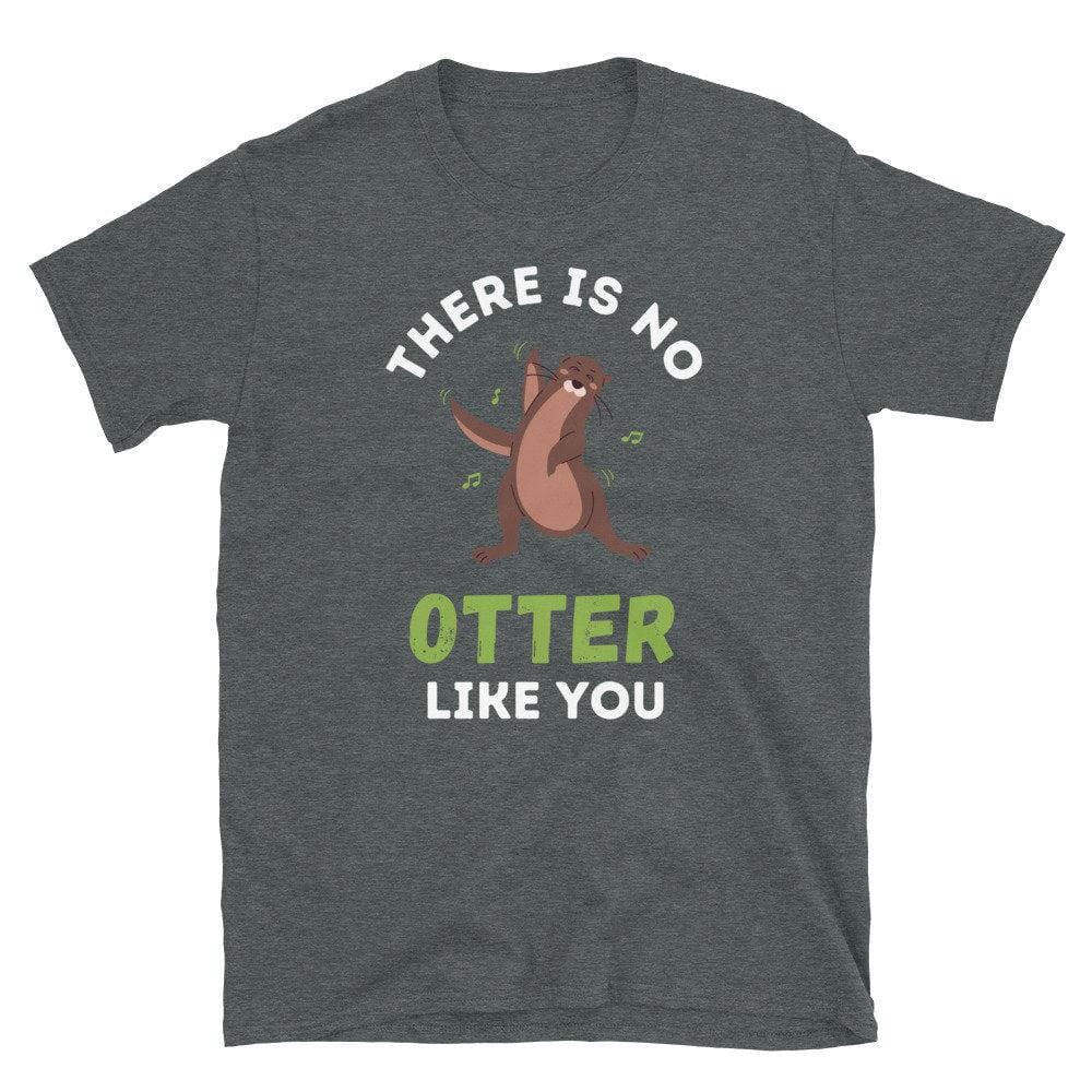 Cute Otter Shirt, Funny Animal Lover Gift-Clothing:Gender-Neutral Adult Clothing:Tops & Tees:T-shirts-DecksyDesigns