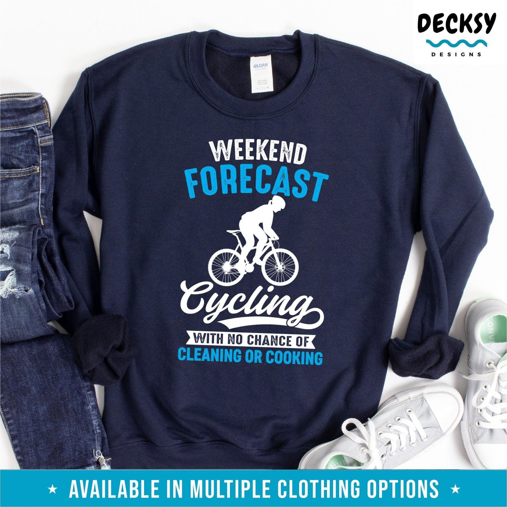 Cycling Shirt, Gift For Cyclists-Clothing:Gender-Neutral Adult Clothing:Tops & Tees:T-shirts:Graphic Tees-DecksyDesigns