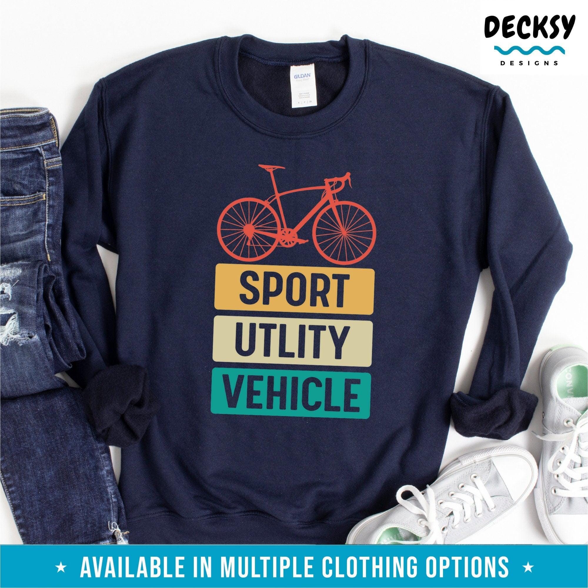 Cycling T-shirt, Bicycle Lover Gift-Clothing:Gender-Neutral Adult Clothing:Tops & Tees:T-shirts:Graphic Tees-DecksyDesigns