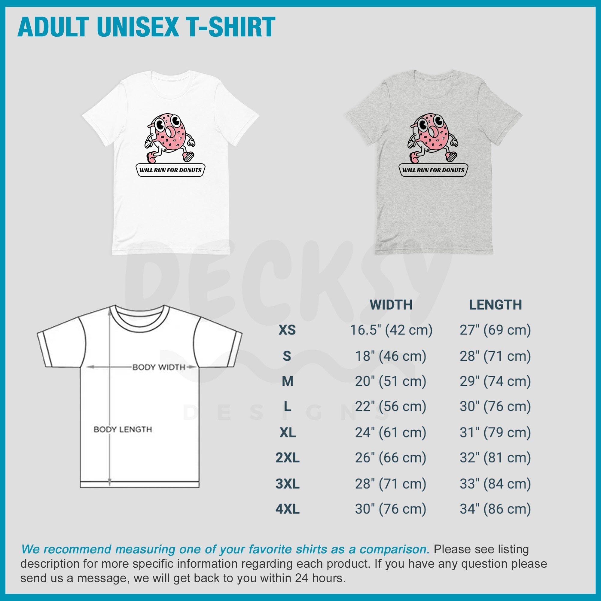 Donut Shirt, Funny Gym Gift-Clothing:Gender-Neutral Adult Clothing:Tops & Tees:T-shirts:Graphic Tees-DecksyDesigns