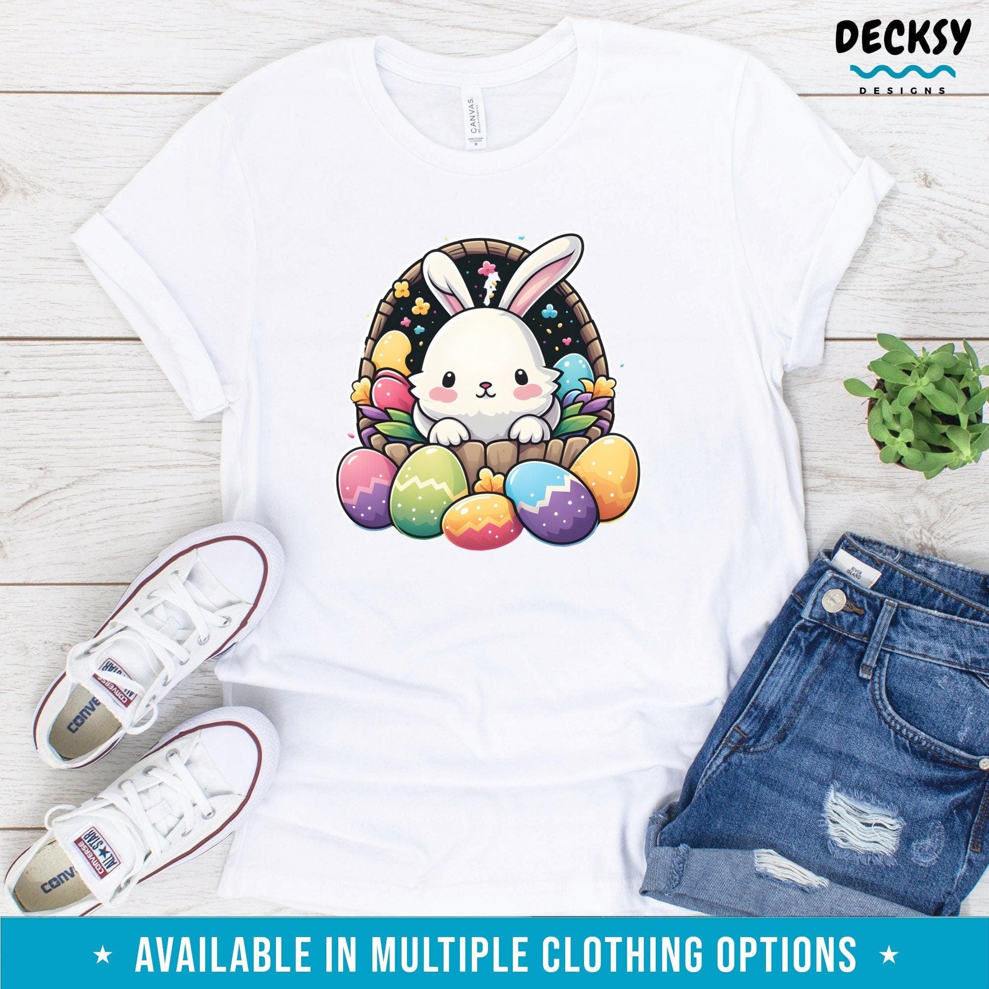 Easter Bunny Shirt, Kids Easter Gift-Clothing:Gender-Neutral Adult Clothing:Tops & Tees:T-shirts:Graphic Tees-DecksyDesigns