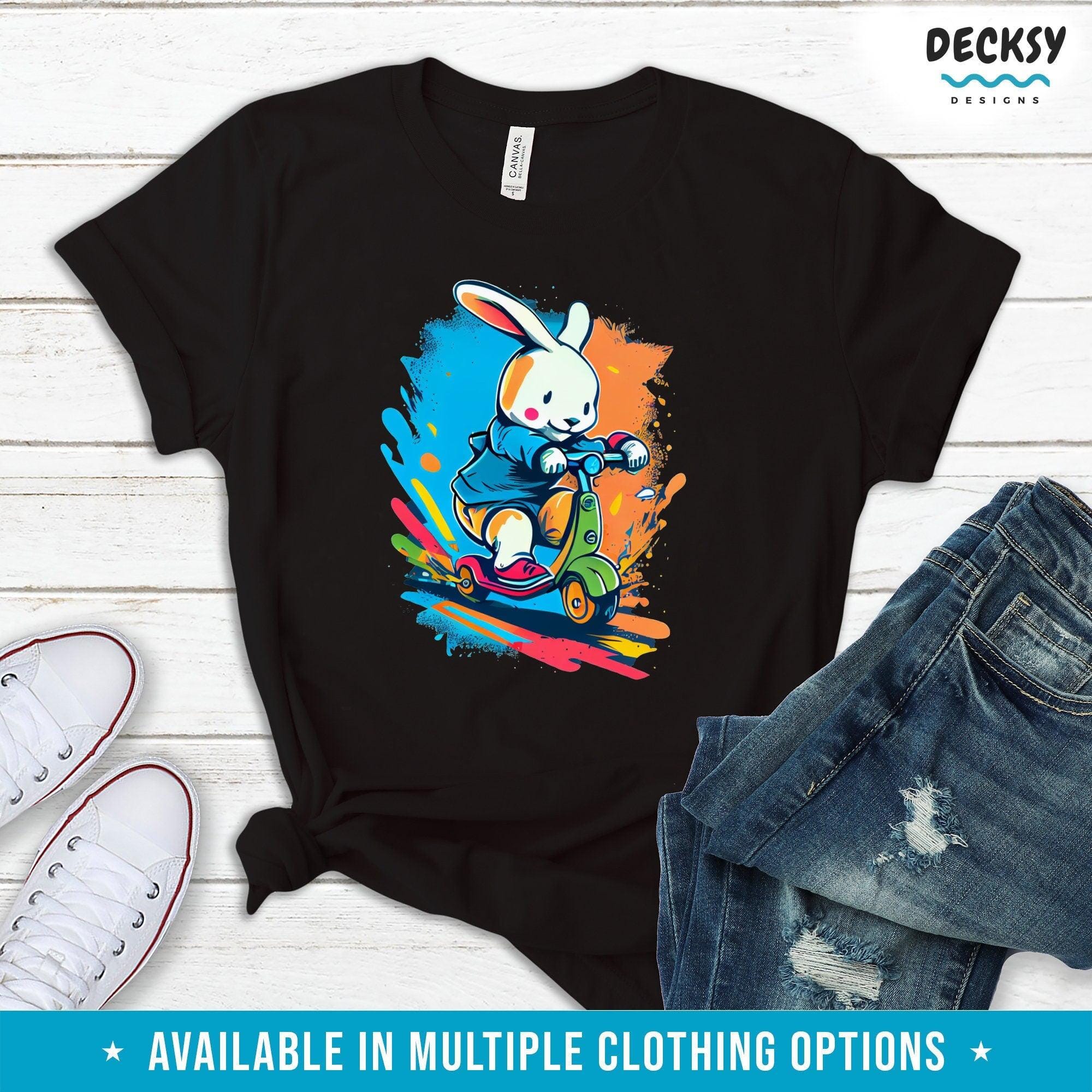 Easter Bunny Shirt Kids, Rabbit Lover Gift-Clothing:Gender-Neutral Adult Clothing:Tops & Tees:T-shirts:Graphic Tees-DecksyDesigns