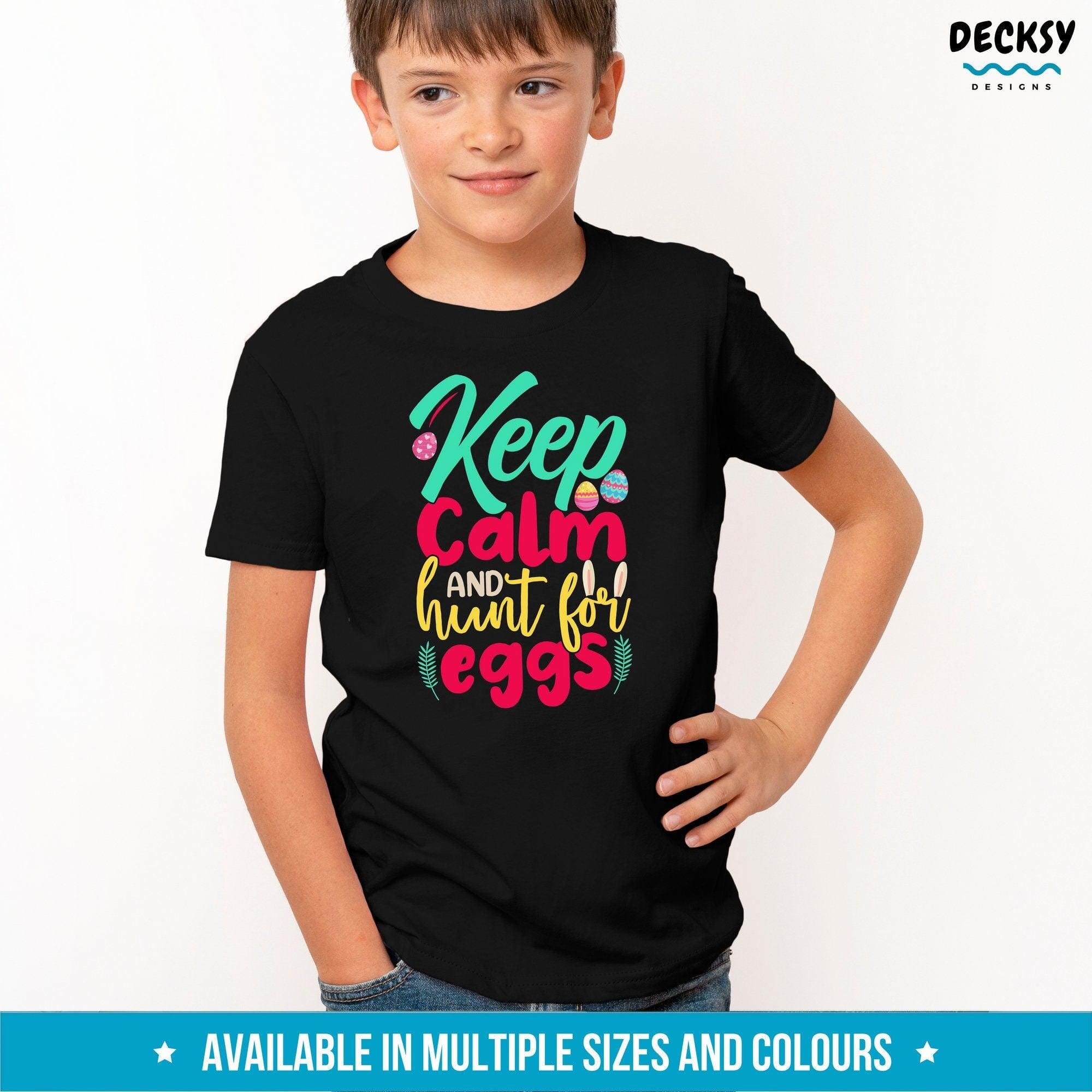 Easter Egg Hunt Shirt, Happy Easter Gift-Clothing:Gender-Neutral Adult Clothing:Tops & Tees:T-shirts:Graphic Tees-DecksyDesigns