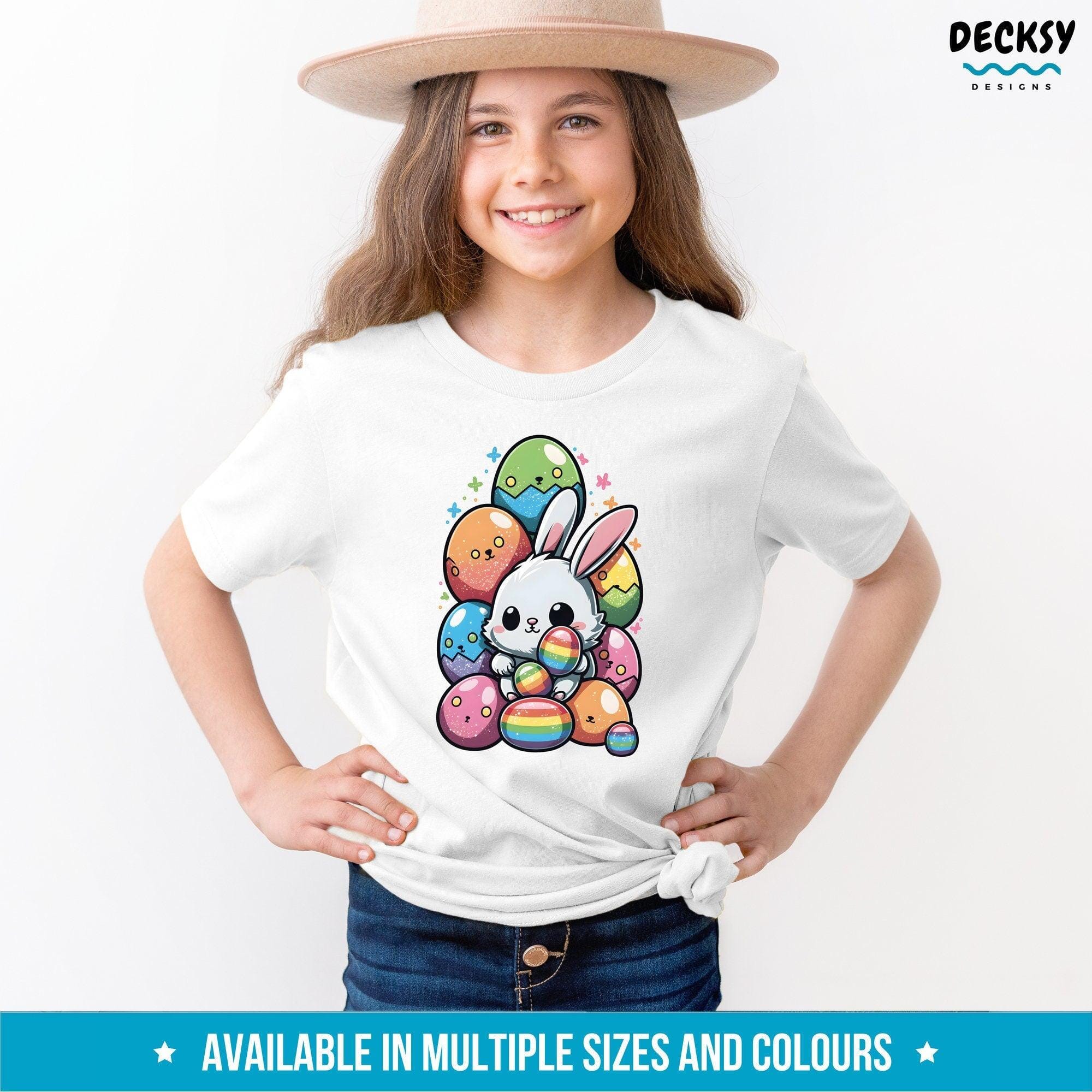 Easter Shirt Kids, Happy Easter Day Gift-Clothing:Gender-Neutral Adult Clothing:Tops & Tees:T-shirts:Graphic Tees-DecksyDesigns