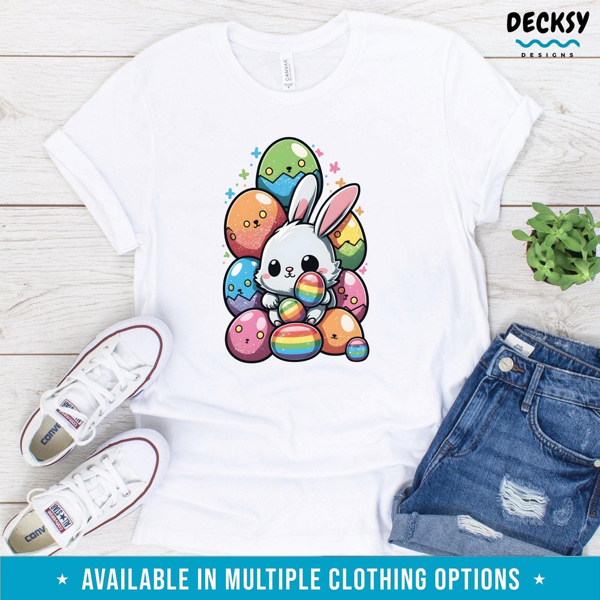 Easter Shirt Kids, Happy Easter Day Gift-Clothing:Gender-Neutral Adult Clothing:Tops & Tees:T-shirts:Graphic Tees-DecksyDesigns