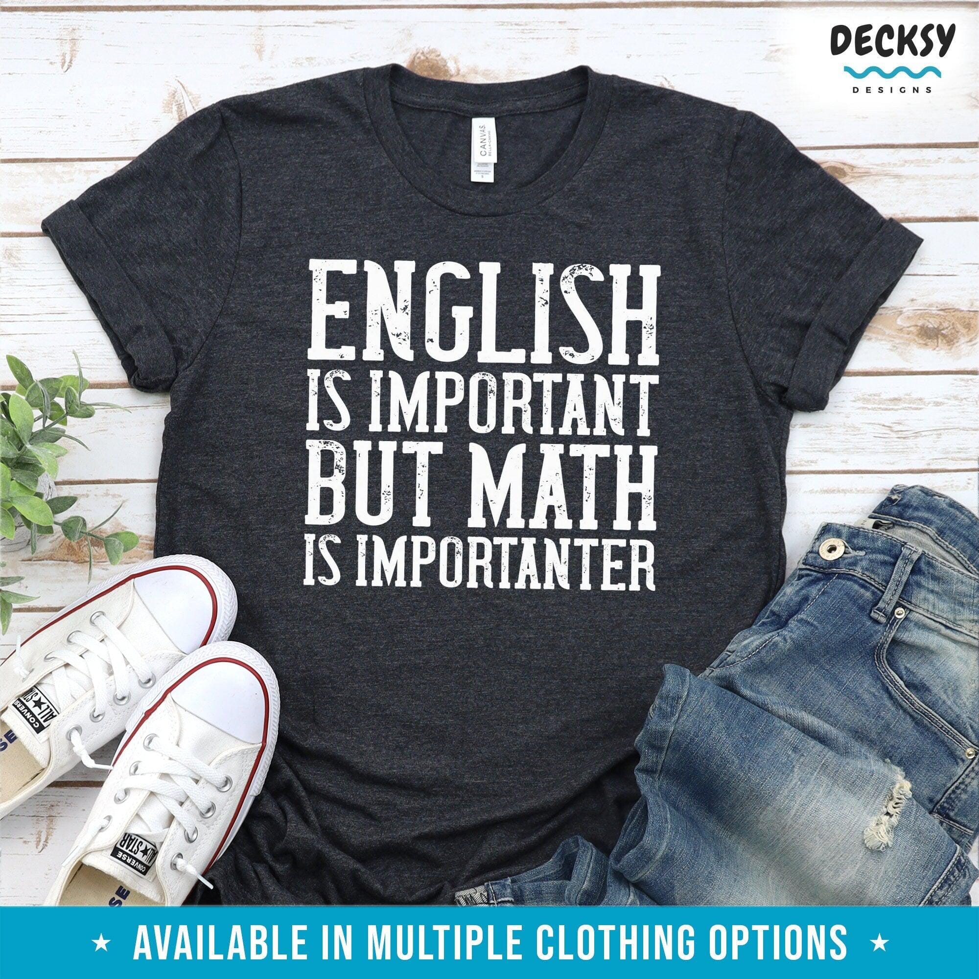 English Tshirt, Teacher Appreciation Gift-Clothing:Gender-Neutral Adult Clothing:Tops & Tees:T-shirts:Graphic Tees-DecksyDesigns