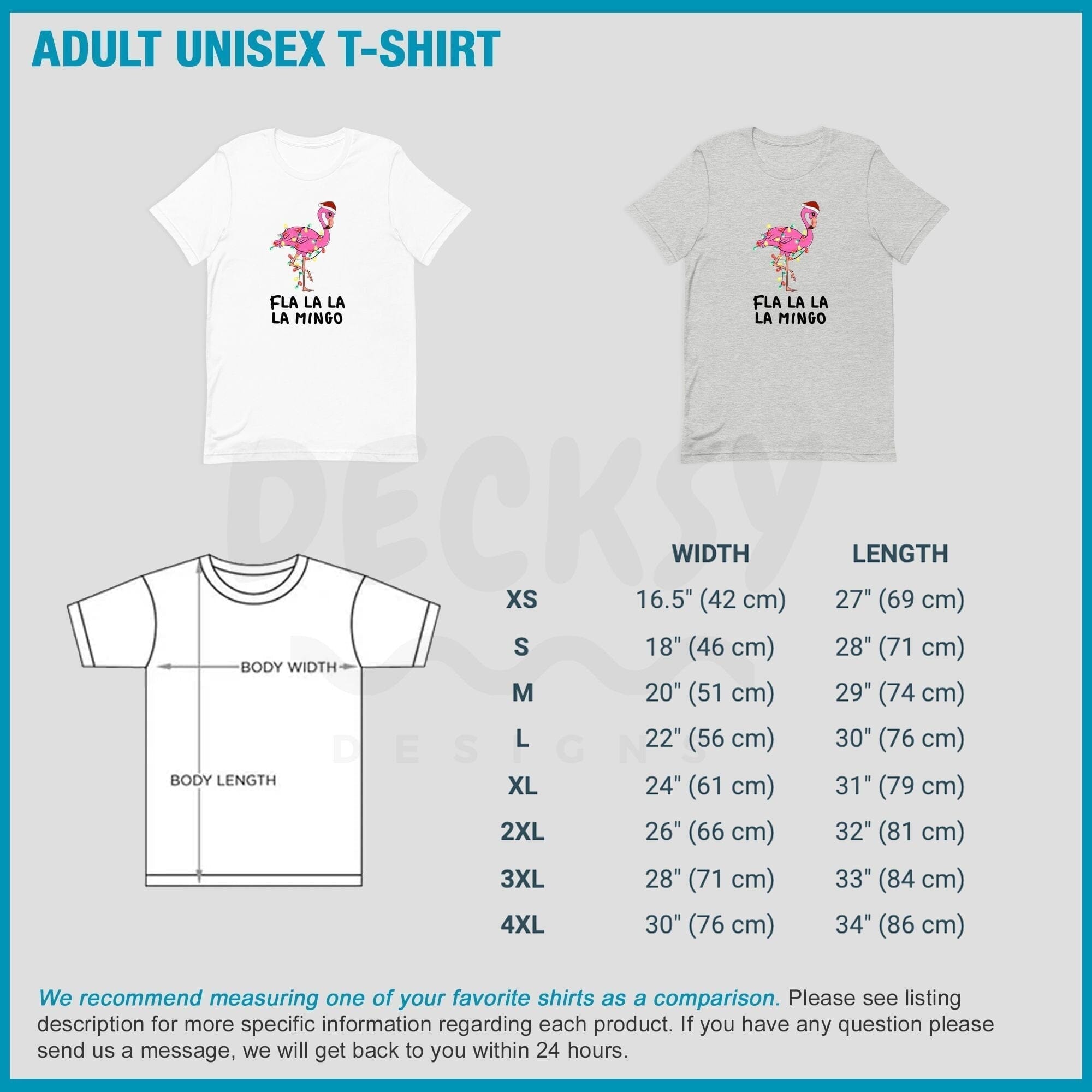 Flamingo Shirt, Funny Family Christmas Gift-Clothing:Gender-Neutral Adult Clothing:Tops & Tees:T-shirts:Graphic Tees-DecksyDesigns