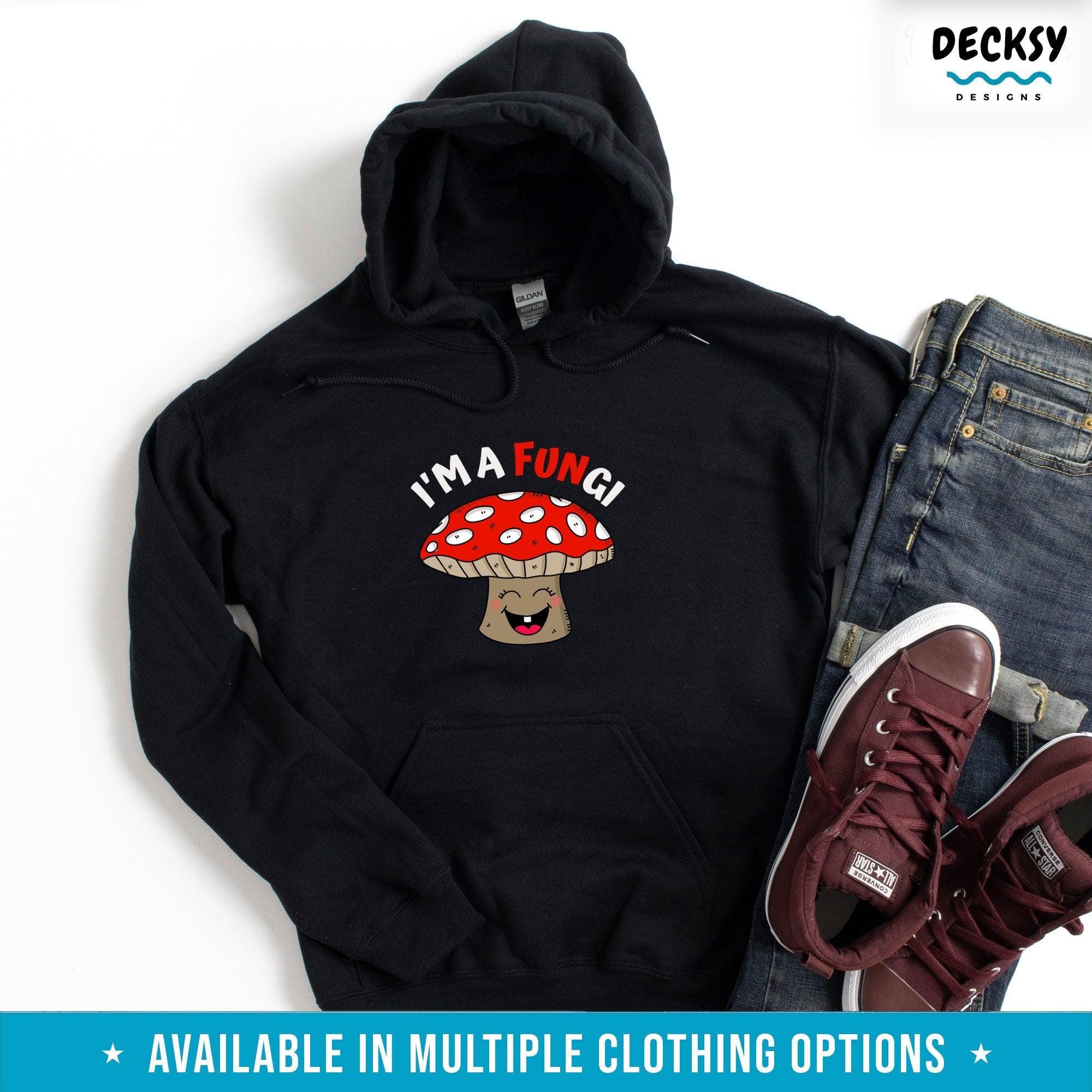 Fungi Shirt, Fun Guy Mushroom Lover Gift-Clothing:Gender-Neutral Adult Clothing:Tops & Tees:T-shirts:Graphic Tees-DecksyDesigns