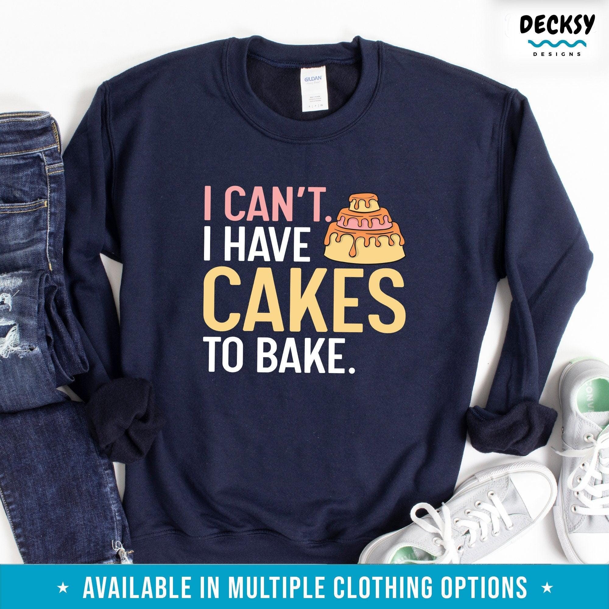 Funny Baking Shirt, Gift for Baker-Clothing:Gender-Neutral Adult Clothing:Tops & Tees:T-shirts:Graphic Tees-DecksyDesigns