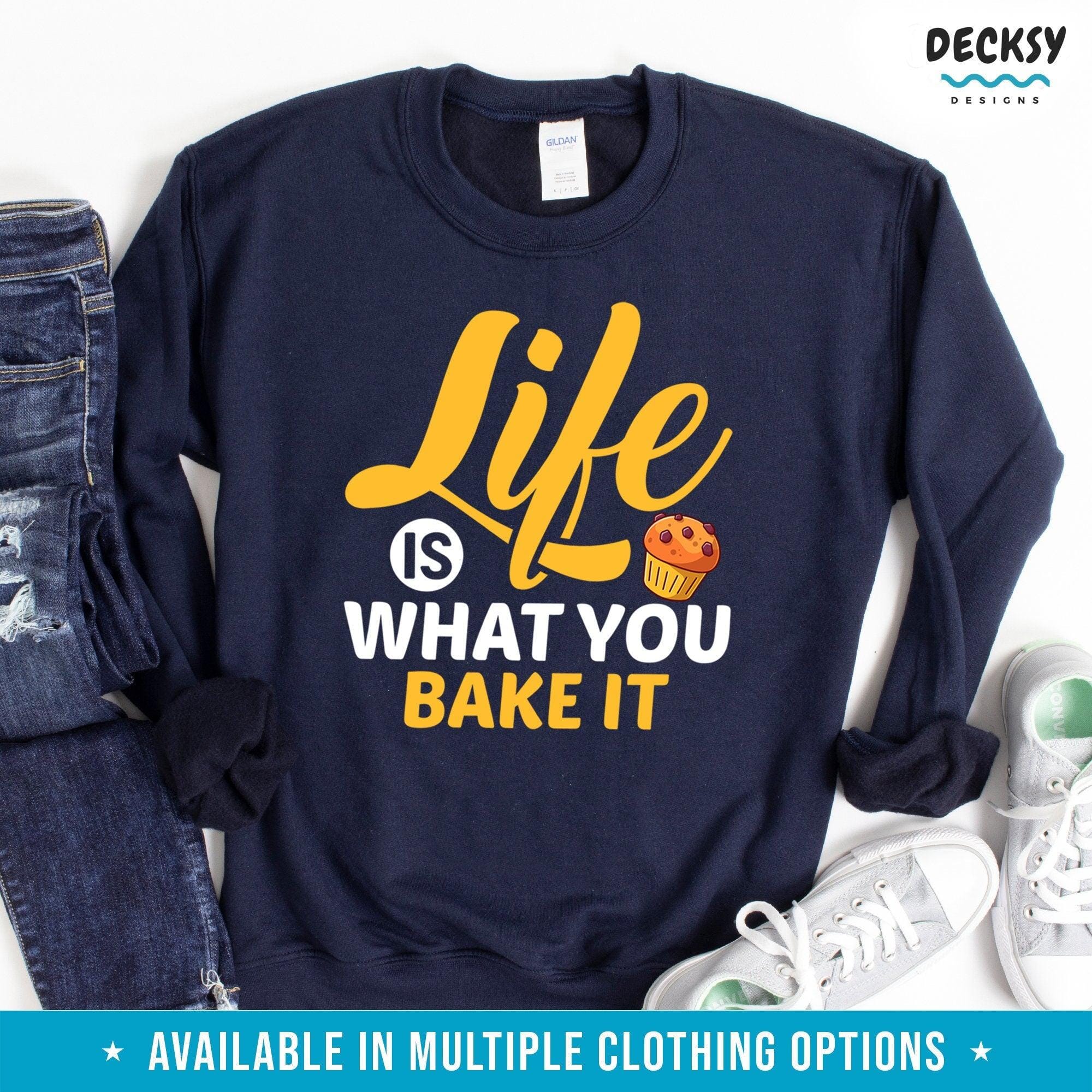 Funny Baking Tshirt, Gift for Baker-Clothing:Gender-Neutral Adult Clothing:Tops & Tees:T-shirts:Graphic Tees-DecksyDesigns