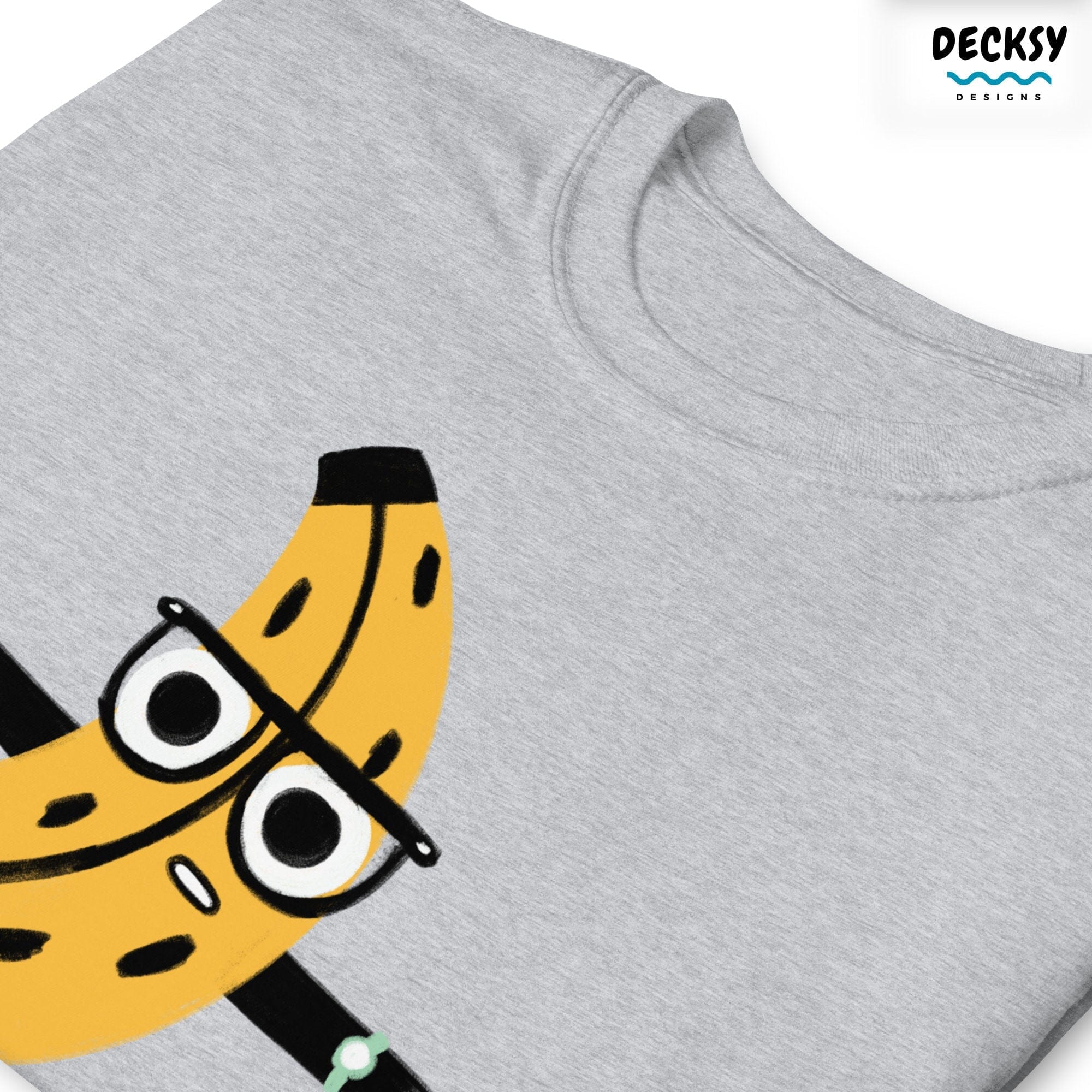 Funny Banana Shirt, Skateboarding Gift-Clothing:Gender-Neutral Adult Clothing:Tops & Tees:T-shirts-DecksyDesigns