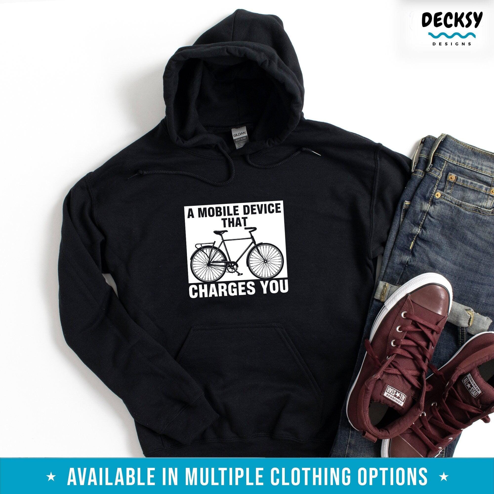 Funny Bike Shirt, Cycling Lover Gift-Clothing:Gender-Neutral Adult Clothing:Tops & Tees:T-shirts:Graphic Tees-DecksyDesigns