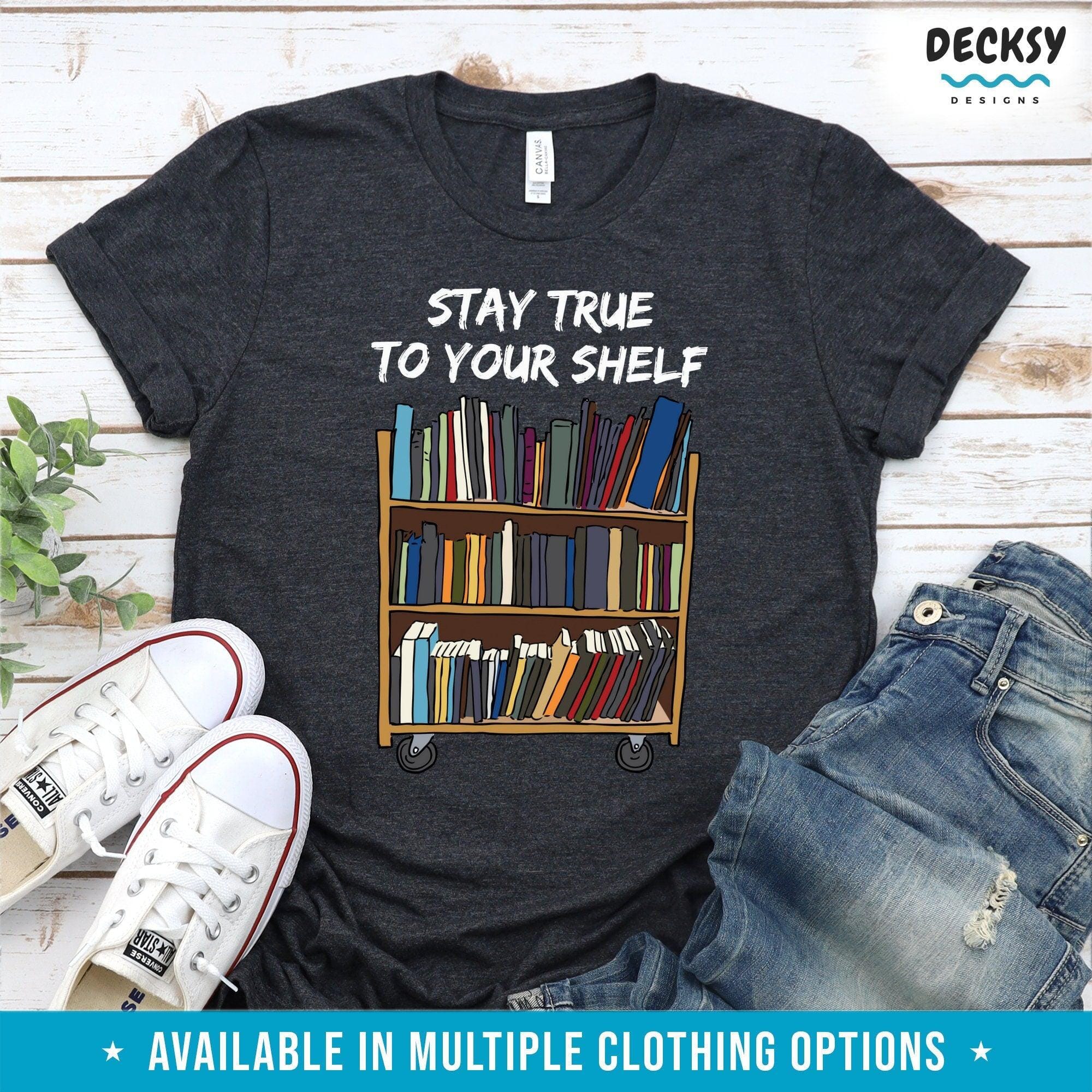 Funny Book Lover T-shirt, Gift for Reader-Clothing:Gender-Neutral Adult Clothing:Tops & Tees:T-shirts:Graphic Tees-DecksyDesigns