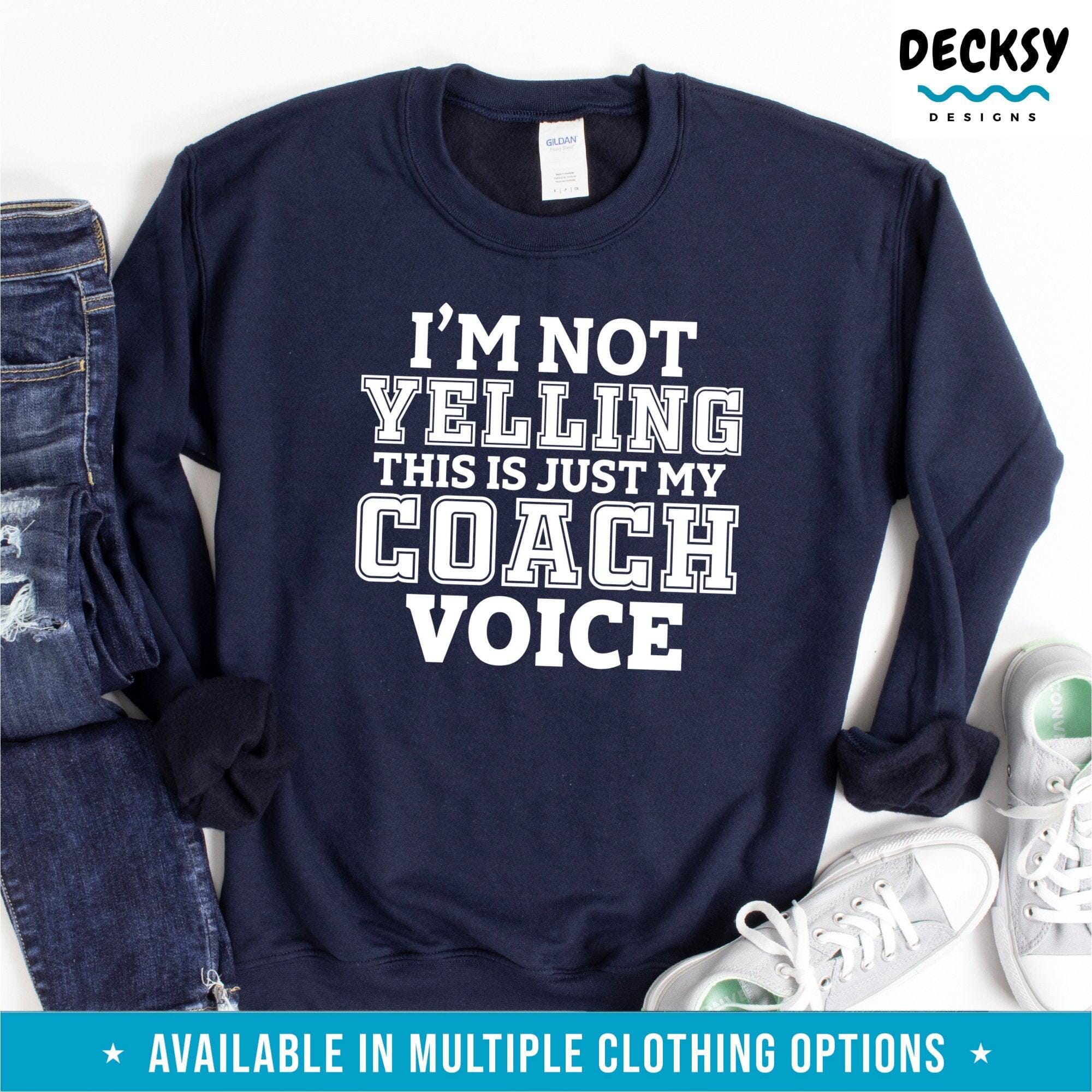 Funny Coach T Shirt, Athletic Trainer Gift-Clothing:Gender-Neutral Adult Clothing:Tops & Tees:T-shirts:Graphic Tees-DecksyDesigns