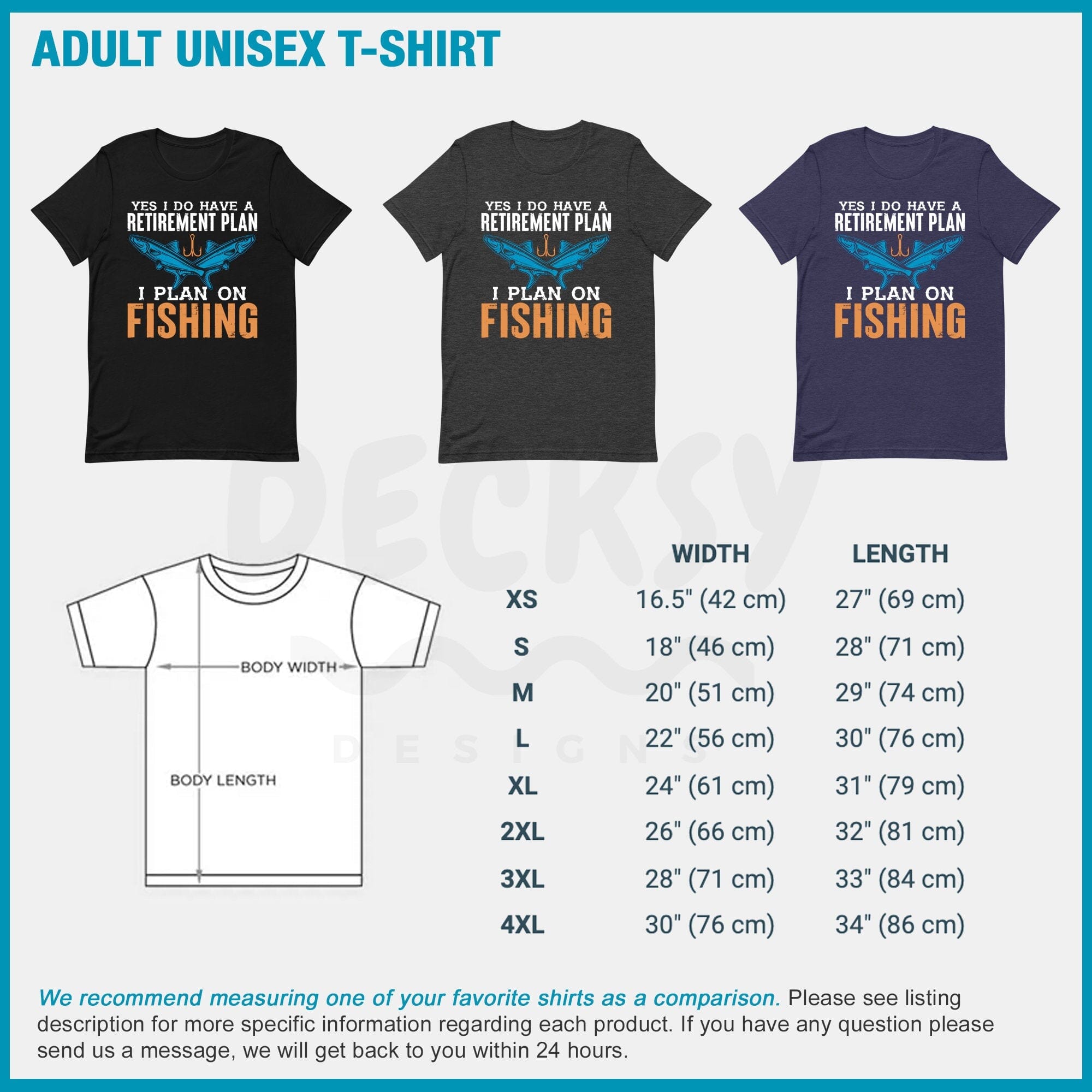 Funny Fishing Shirt, Retirement Gift-Clothing:Gender-Neutral Adult Clothing:Tops & Tees:T-shirts:Graphic Tees-DecksyDesigns