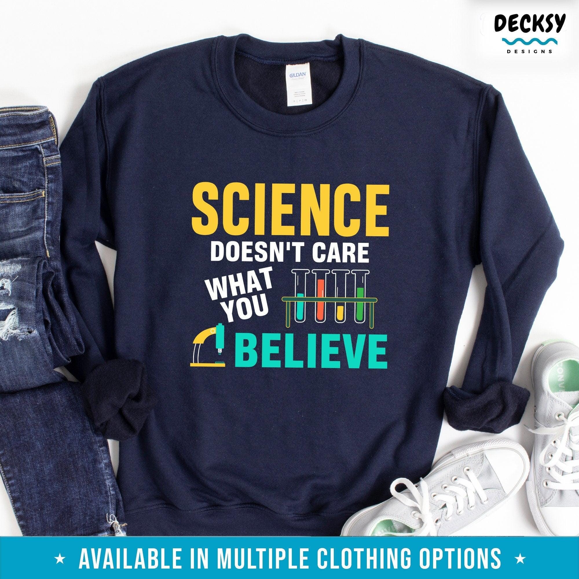 Funny Science Shirt, Science Teacher Gift-Clothing:Gender-Neutral Adult Clothing:Tops & Tees:T-shirts:Graphic Tees-DecksyDesigns