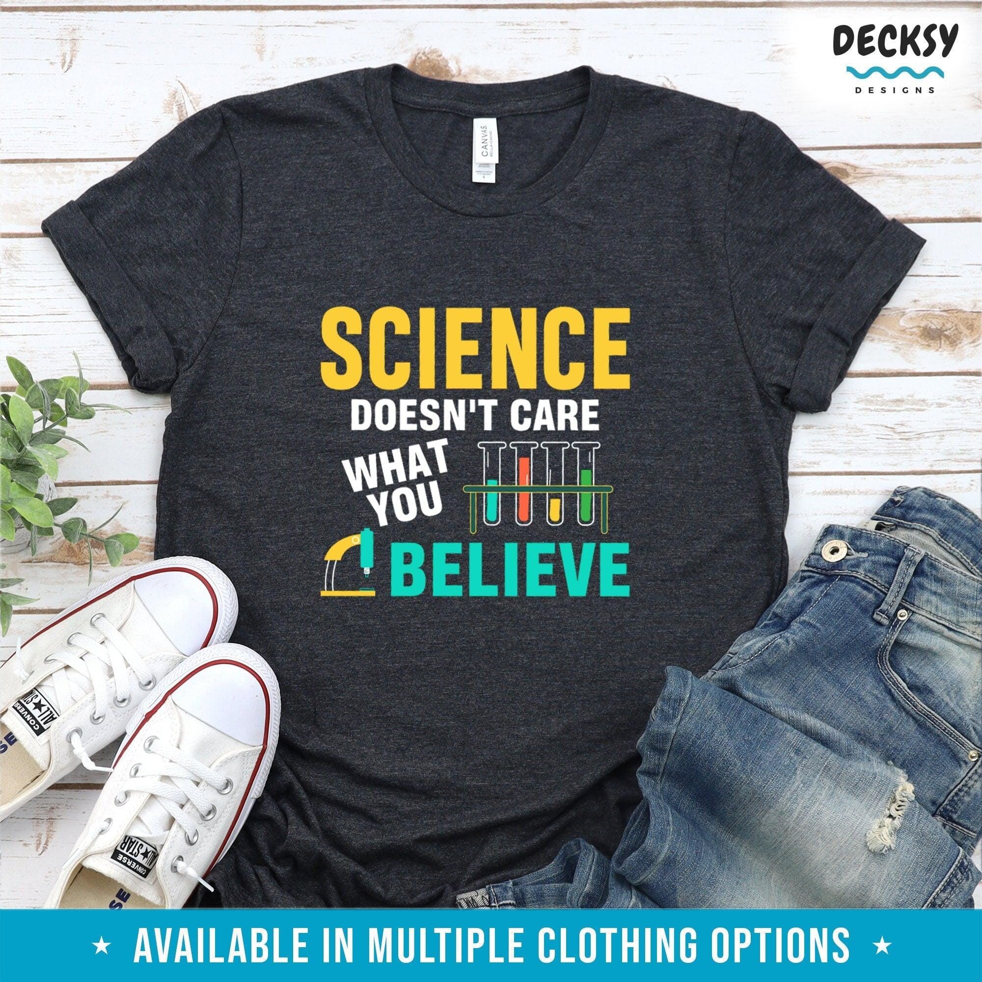 Funny Science Shirt, Science Teacher Gift-Clothing:Gender-Neutral Adult Clothing:Tops & Tees:T-shirts:Graphic Tees-DecksyDesigns