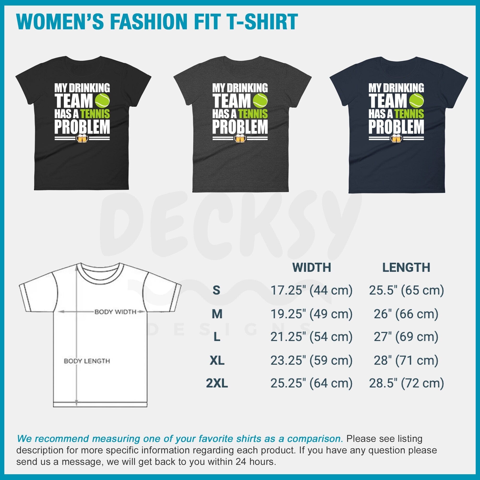 Funny Tennis Shirt, Drinking Team Gift-Clothing:Gender-Neutral Adult Clothing:Tops & Tees:T-shirts:Graphic Tees-DecksyDesigns