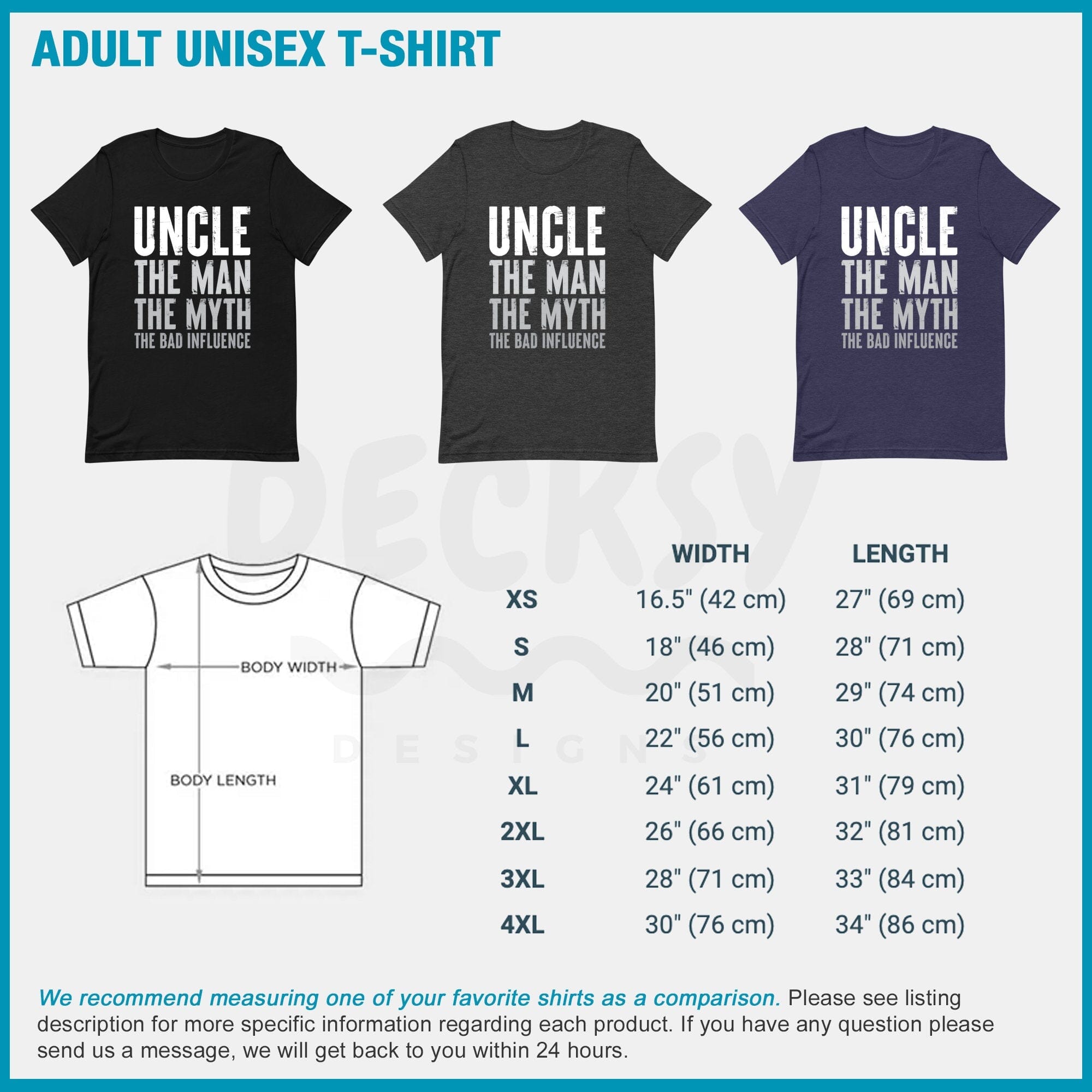 Funny Uncle T-shirt, New Uncle Gift-Clothing:Gender-Neutral Adult Clothing:Tops & Tees:T-shirts:Graphic Tees-DecksyDesigns