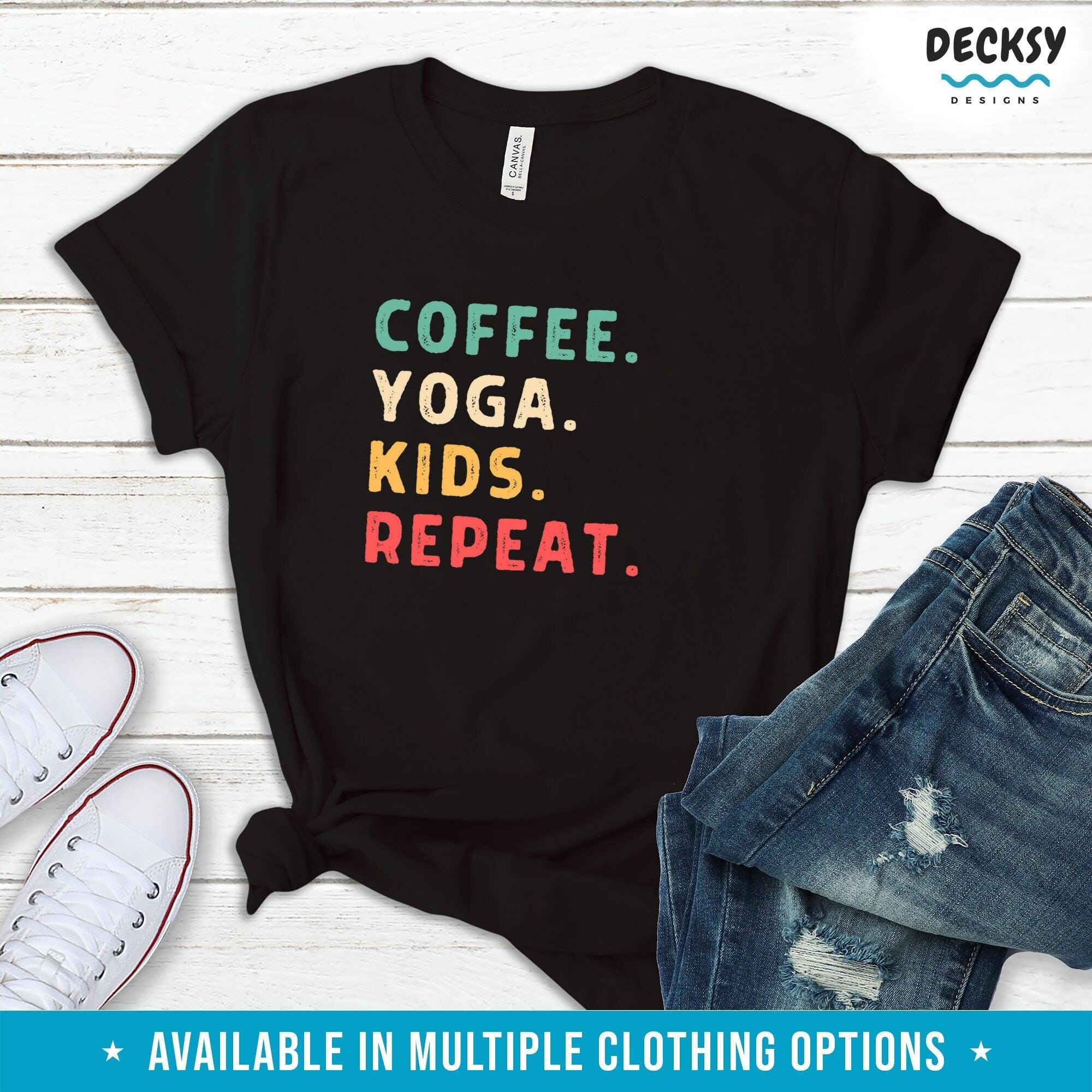 Funny Yoga Shirt, Gift For Yoga Lover-Clothing:Gender-Neutral Adult Clothing:Tops & Tees:T-shirts:Graphic Tees-DecksyDesigns