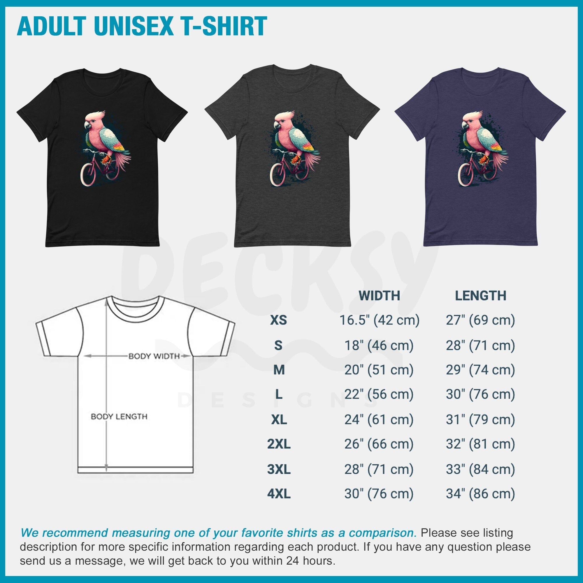 Galah Cockatoo Shirt, Cyclist Gift,-Clothing:Gender-Neutral Adult Clothing:Tops & Tees:T-shirts:Graphic Tees-DecksyDesigns