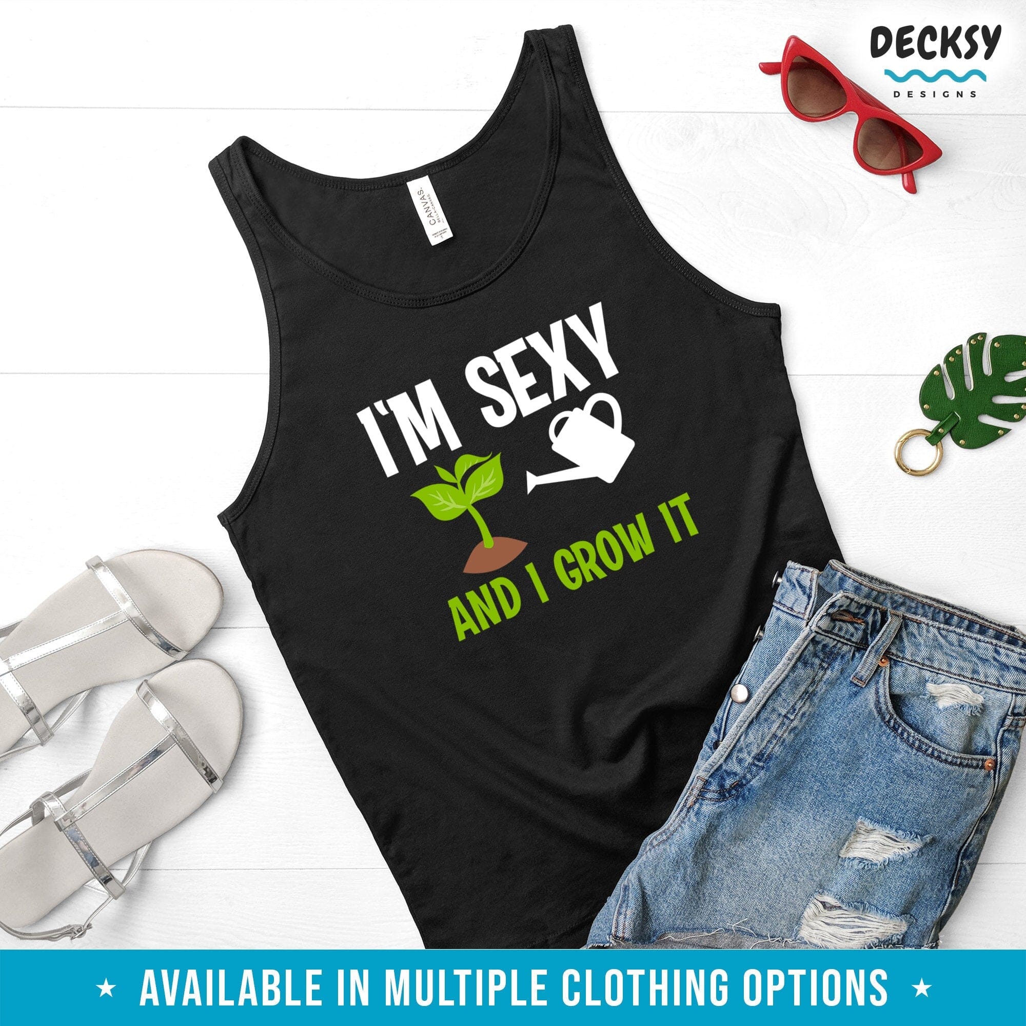 Gardening Shirt, Plant Lover Gift-Clothing:Gender-Neutral Adult Clothing:Tops & Tees:T-shirts:Graphic Tees-DecksyDesigns