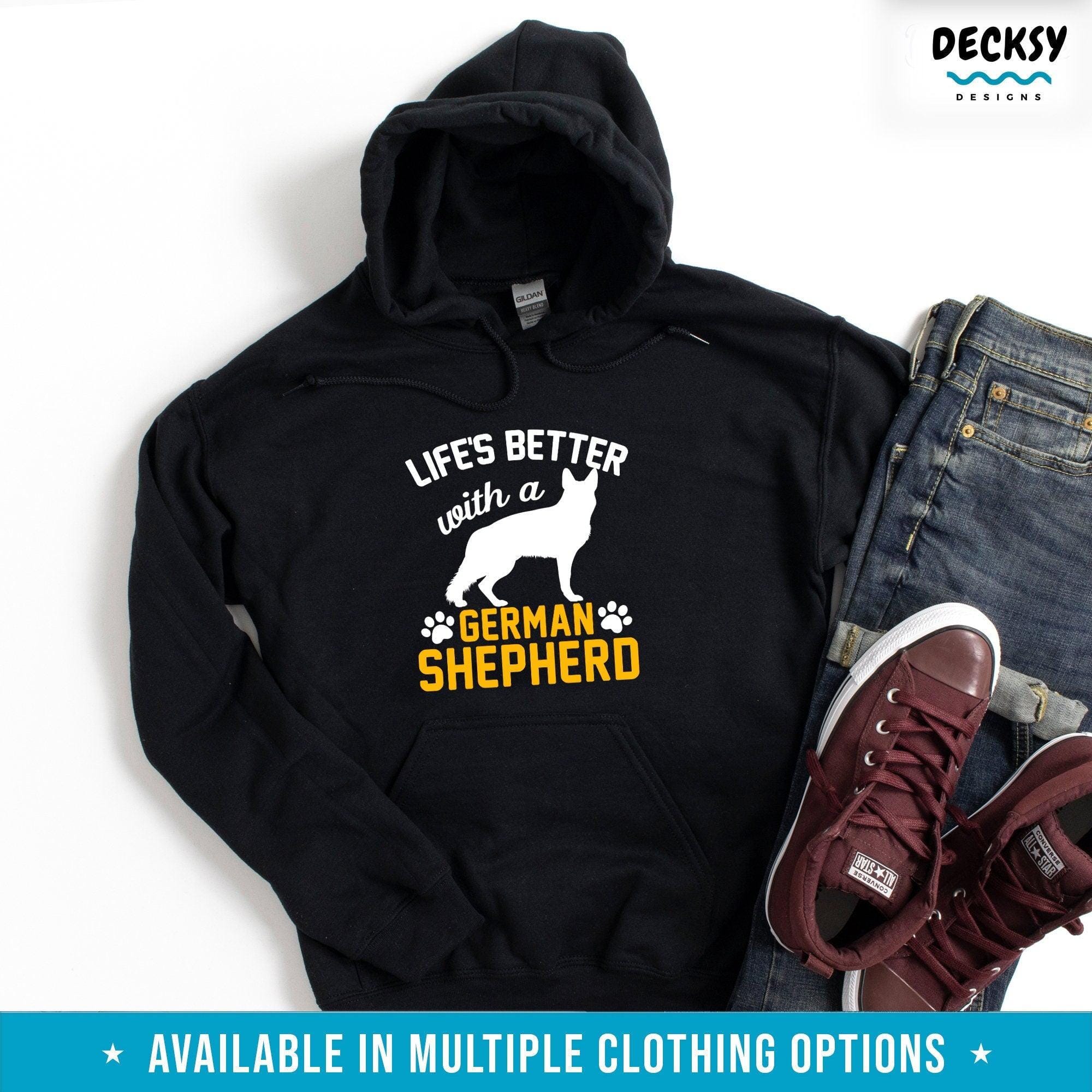 German Shepherd Shirt, Dog Lover Gift-Clothing:Gender-Neutral Adult Clothing:Tops & Tees:T-shirts:Graphic Tees-DecksyDesigns