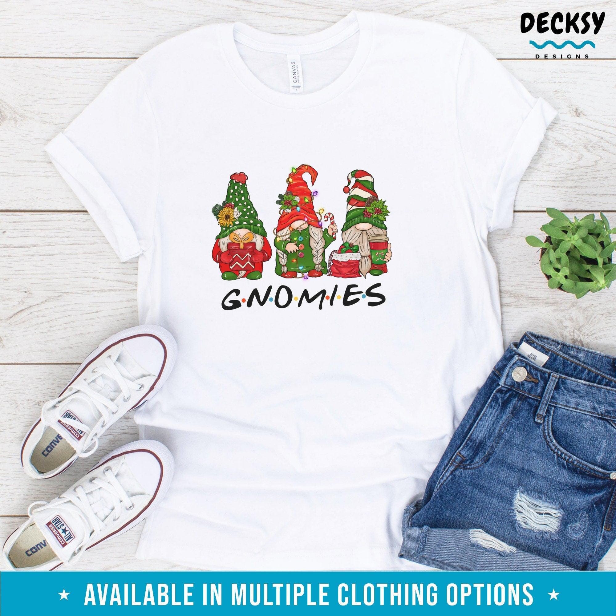 Gnomes Christmas Shirt, Matching Christmas Gift-Clothing:Gender-Neutral Adult Clothing:Tops & Tees:T-shirts:Graphic Tees-DecksyDesigns