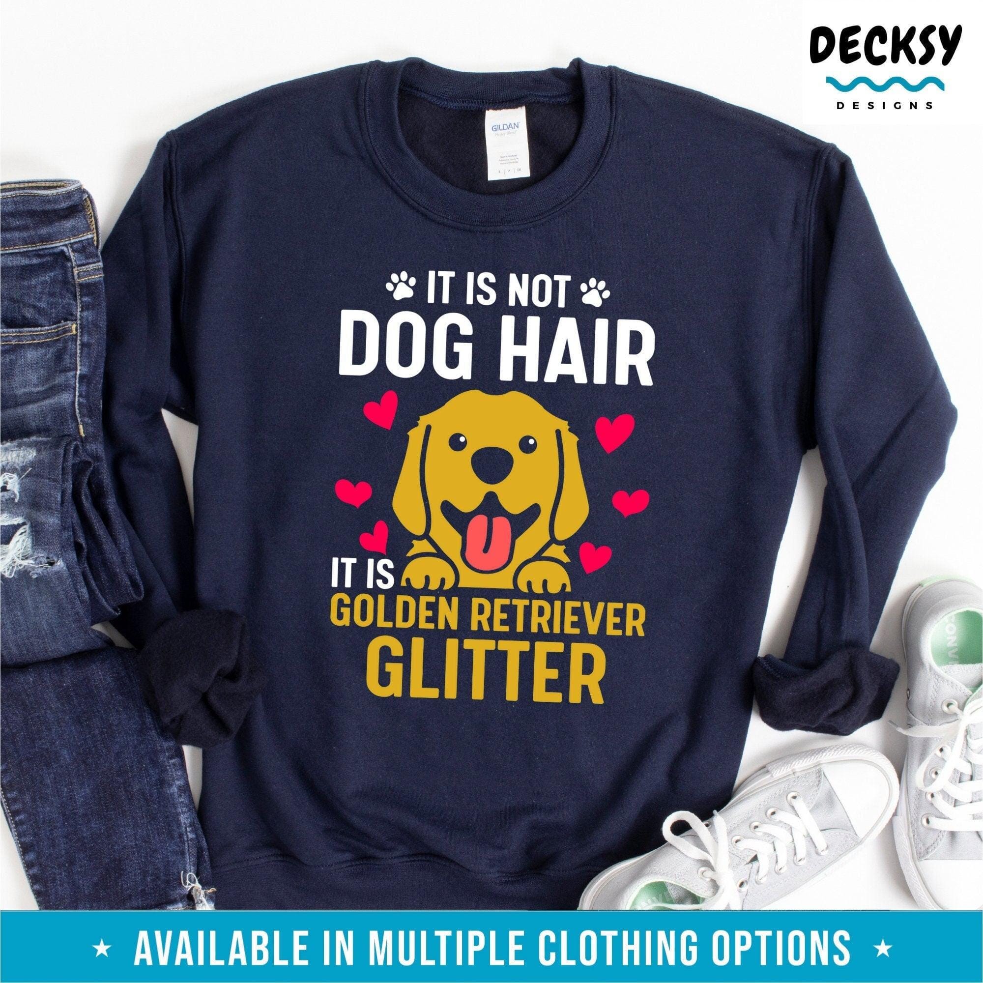 Golden Retriever Dog Shirt, Dog Adoption Gift-Clothing:Gender-Neutral Adult Clothing:Tops & Tees:T-shirts:Graphic Tees-DecksyDesigns