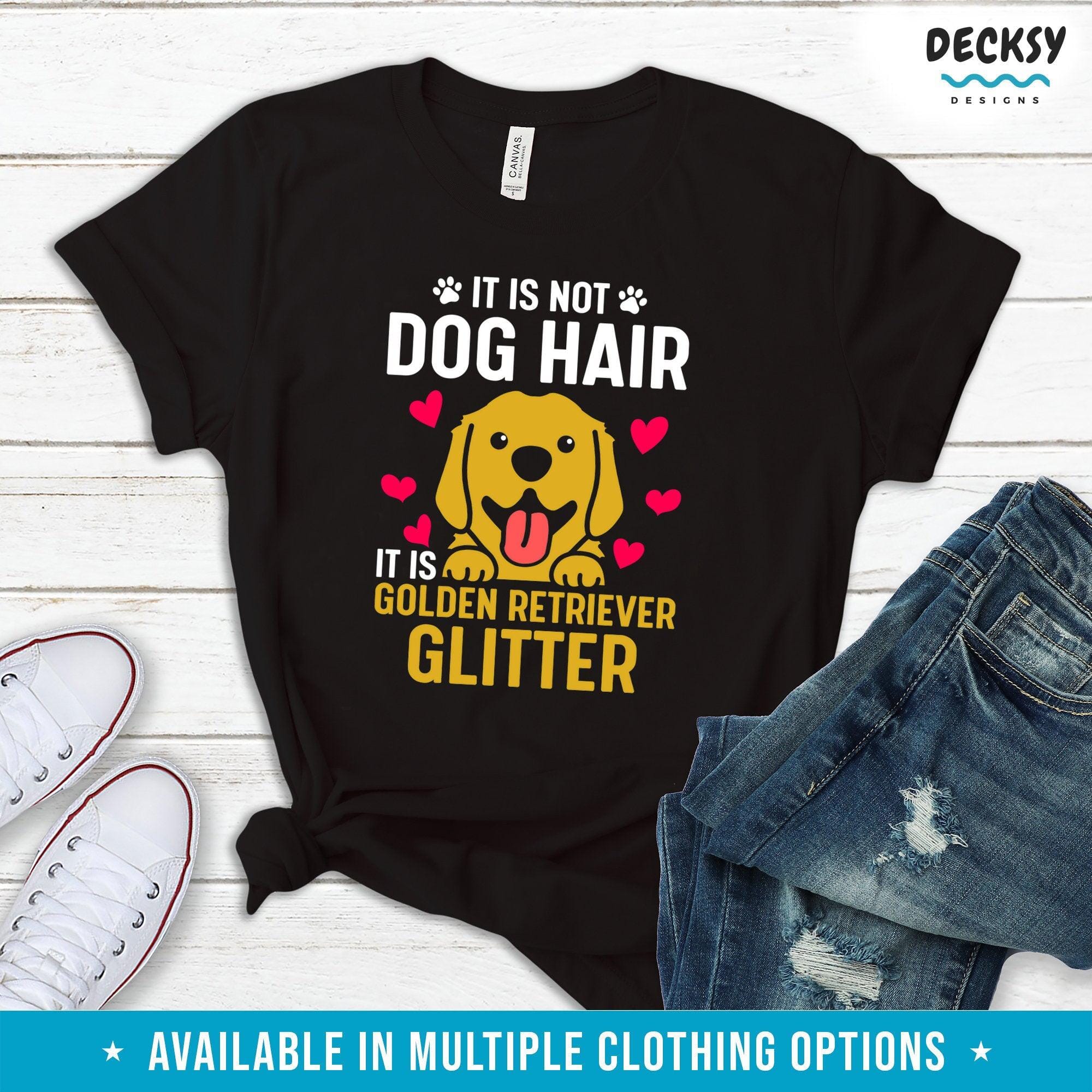 Golden Retriever Dog Shirt, Dog Adoption Gift-Clothing:Gender-Neutral Adult Clothing:Tops & Tees:T-shirts:Graphic Tees-DecksyDesigns