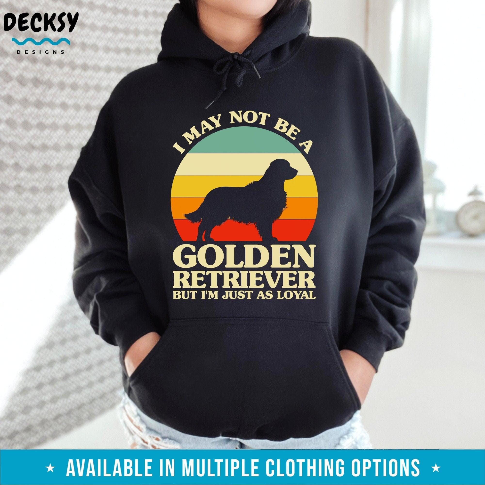 Golden Retriever Sweatshirt, Dog Lover Gift-Clothing:Gender-Neutral Adult Clothing:Tops & Tees:T-shirts:Graphic Tees-DecksyDesigns