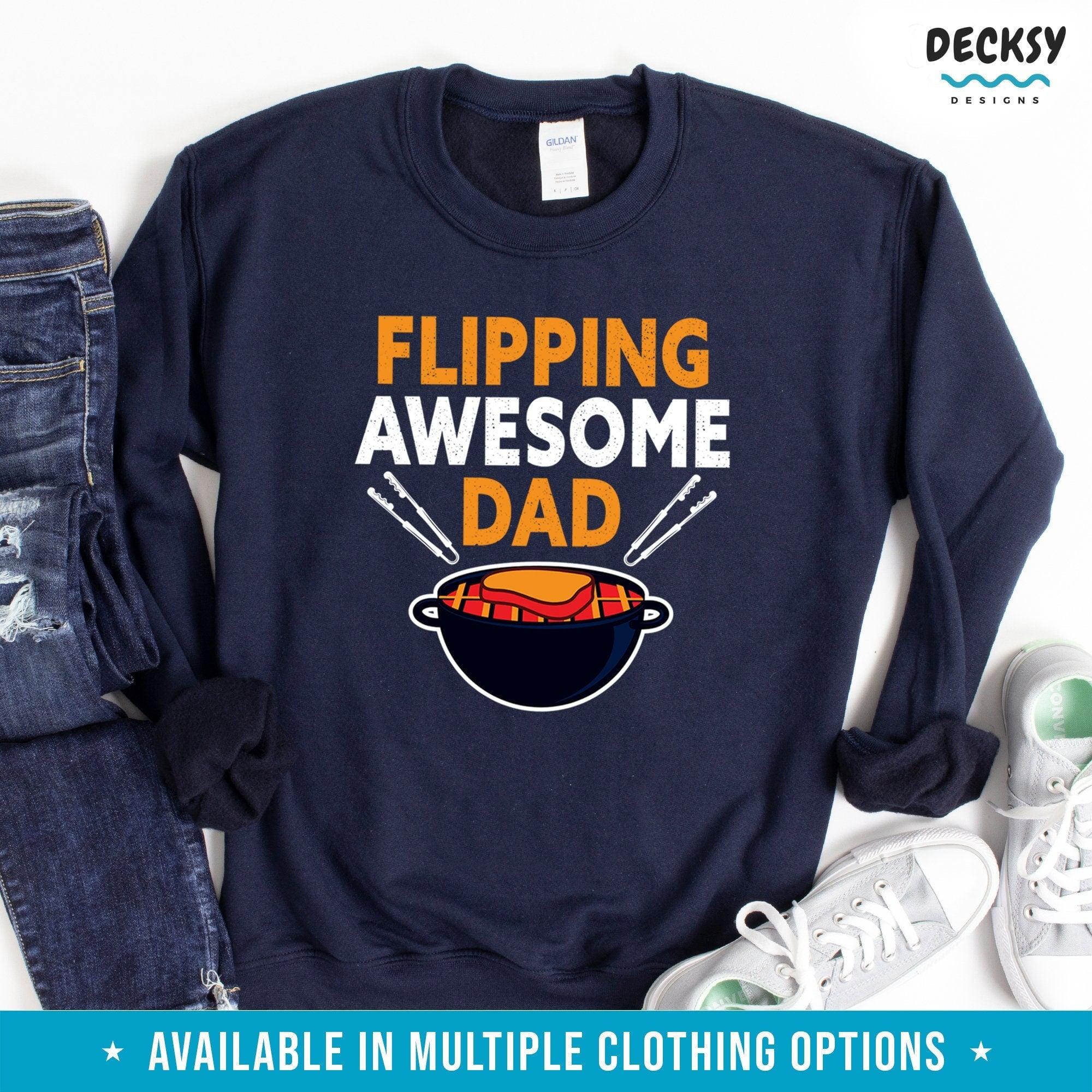 Grill Master Shirt, Bbq Dad Gift-Clothing:Gender-Neutral Adult Clothing:Tops & Tees:T-shirts:Graphic Tees-DecksyDesigns