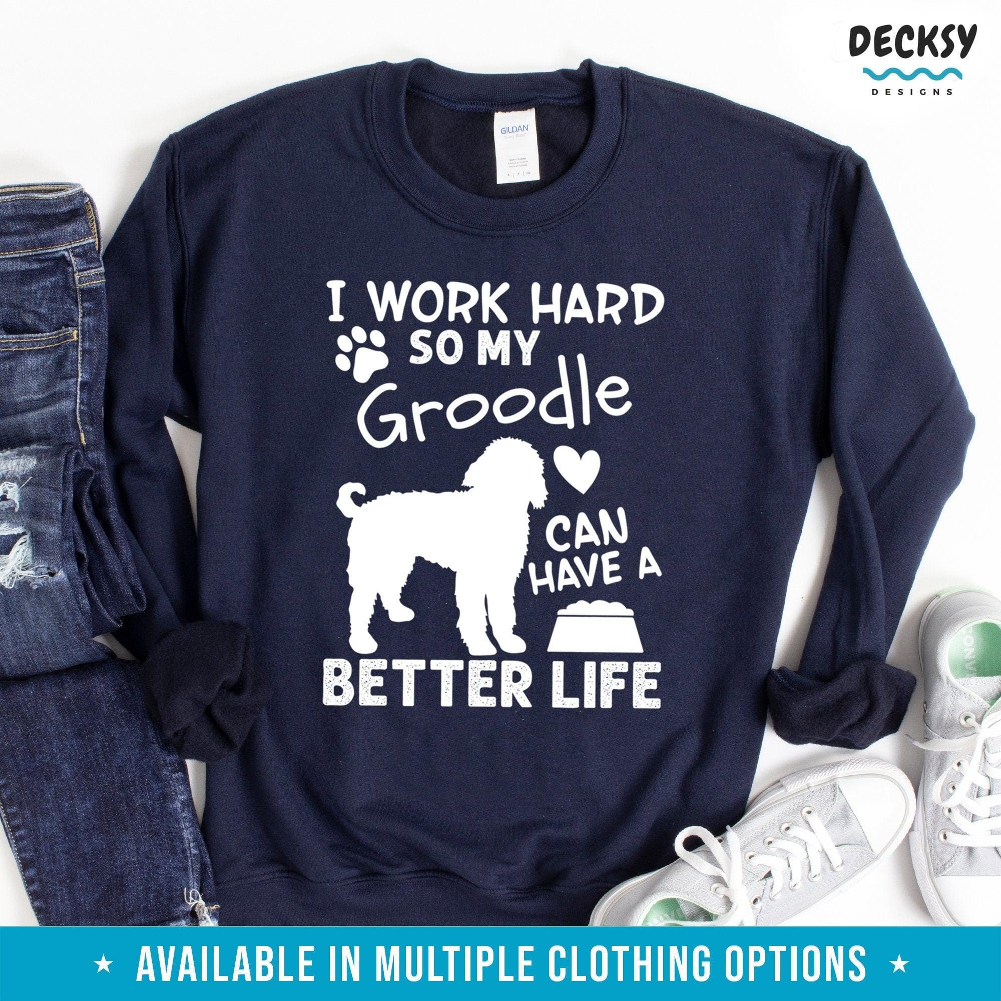 Groodle Shirt, Dog Lover Gift-Clothing:Gender-Neutral Adult Clothing:Tops & Tees:T-shirts:Graphic Tees-DecksyDesigns