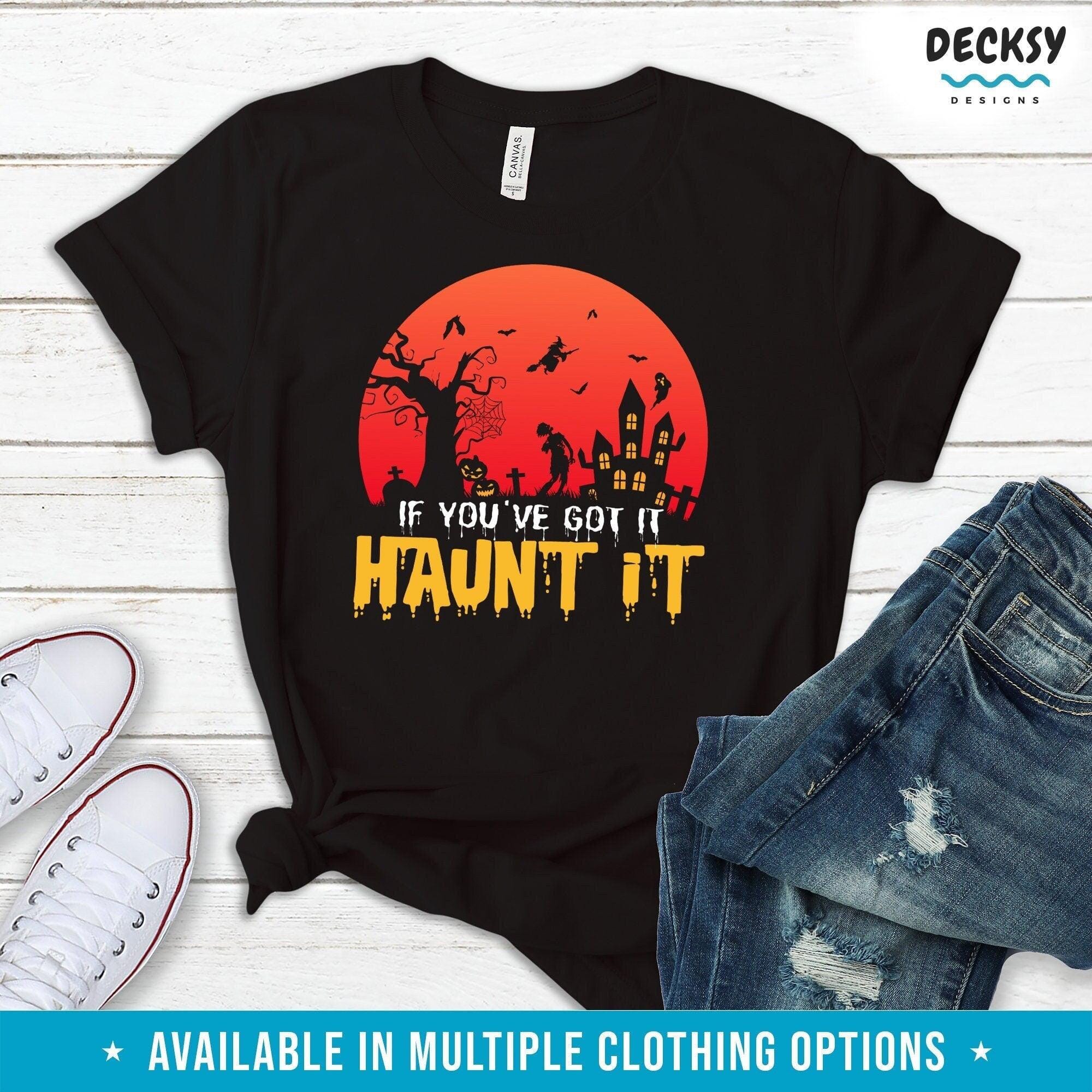 Halloween T shirt, Spooky Season Gift-Clothing:Gender-Neutral Adult Clothing:Tops & Tees:T-shirts:Graphic Tees-DecksyDesigns