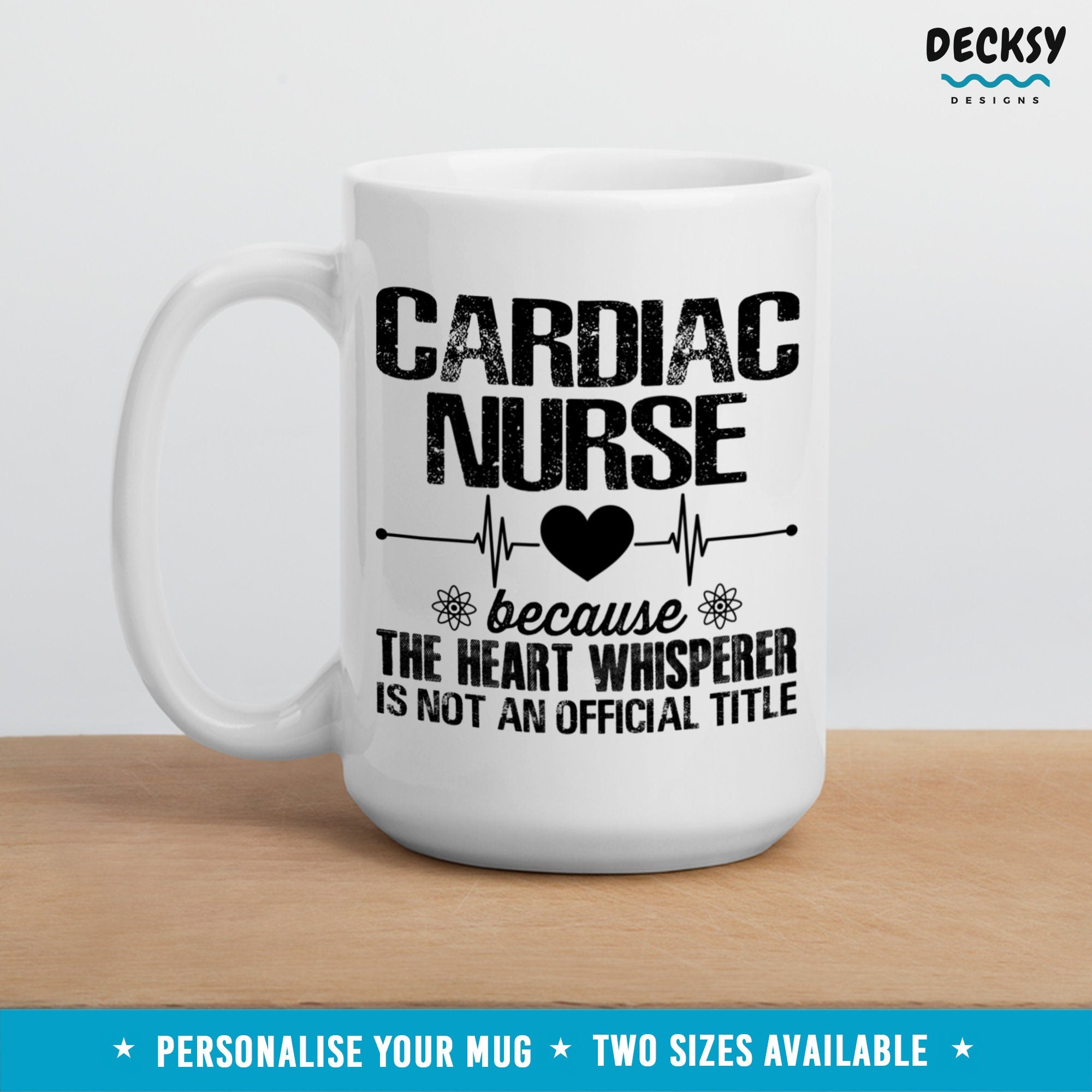 Cardiac Nurse Gift, Nurse Coffee Mug, Custom Nurse Mug, Personalized Student Nurse Gift, Cardiac Icu Nurse Mug, New Registered Nurse Gift Mugs by DecksyDesigns