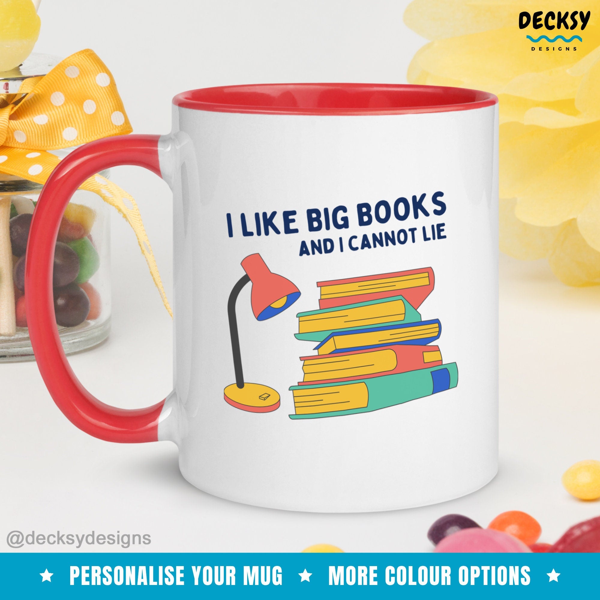 Reading Coffee Mug, Gift For Book Lovers, Book Club Group Custom Gift, Personalised Gift For Librarian, Bookish Mug, Bibliophile Reader Mug Mugs by DecksyDesigns