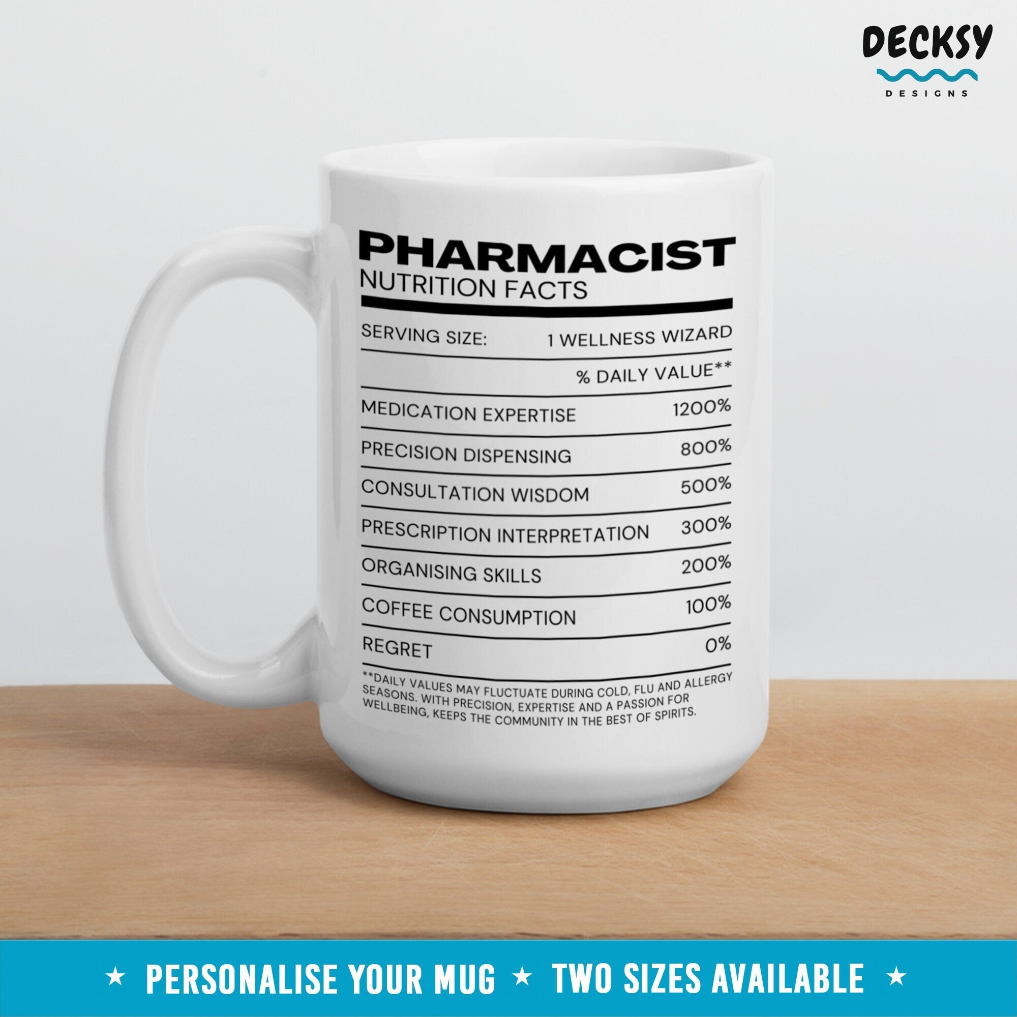 Pharmacist Gift Mug, Custom Pharmacist Mug, Pharmacy Student Mug, Personalised Gift For New Pharmacist, Funny Pharmacist Mug, Pharm Tech Mug Mugs by DecksyDesigns
