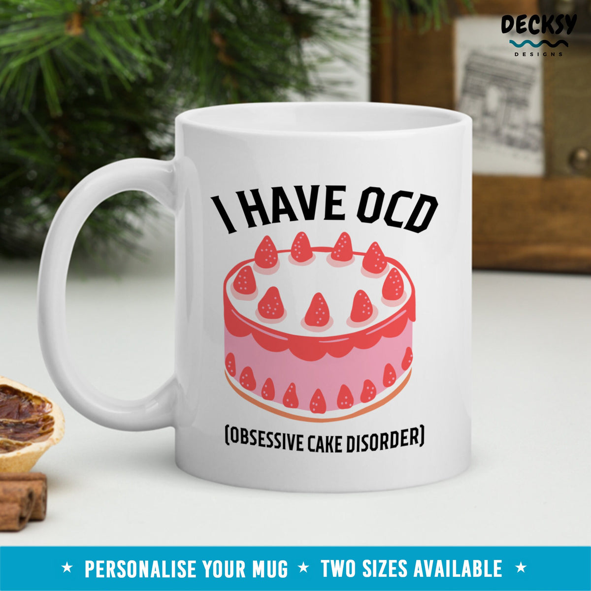 Baking Mug, Custom Cake Lover Gift For Baker, Gift For Mum, Baking Grandma Gift, Cupcake Coffee Mug, Baking Gifts For Her, Bakery Owner Gift Mugs by DecksyDesigns