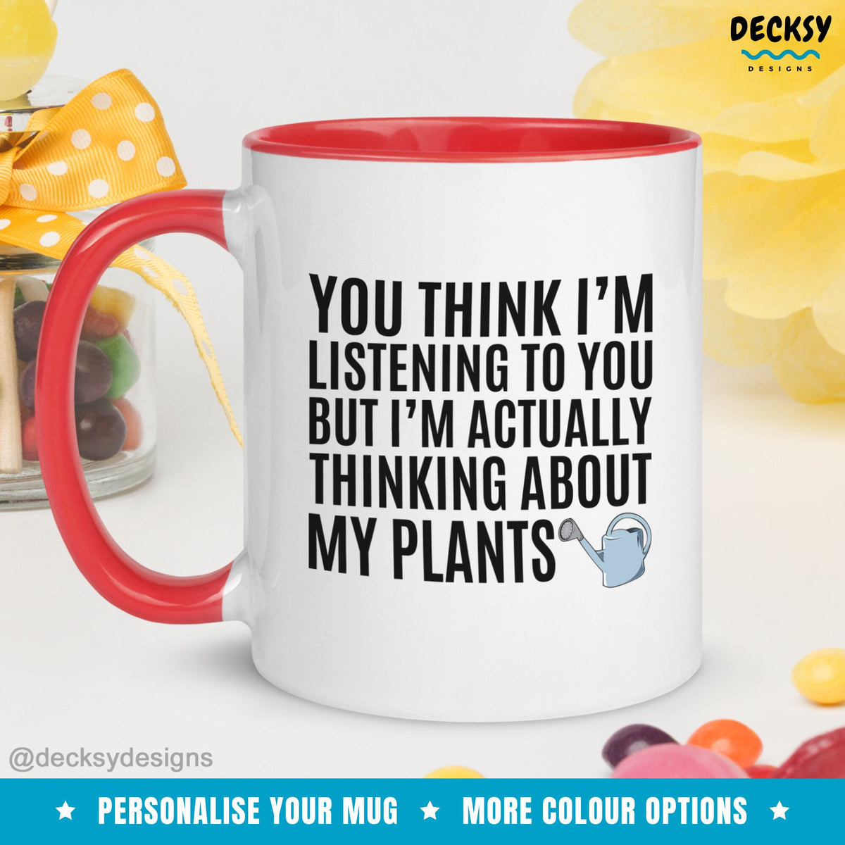 Plant Lover Gift, Indoor Gardening Mug, Custom Gift For Gardener, Houseplant Mug, Garden Lover Gift, Funny Gift For Dad, Plant Mom Mug Gift Mugs by DecksyDesigns