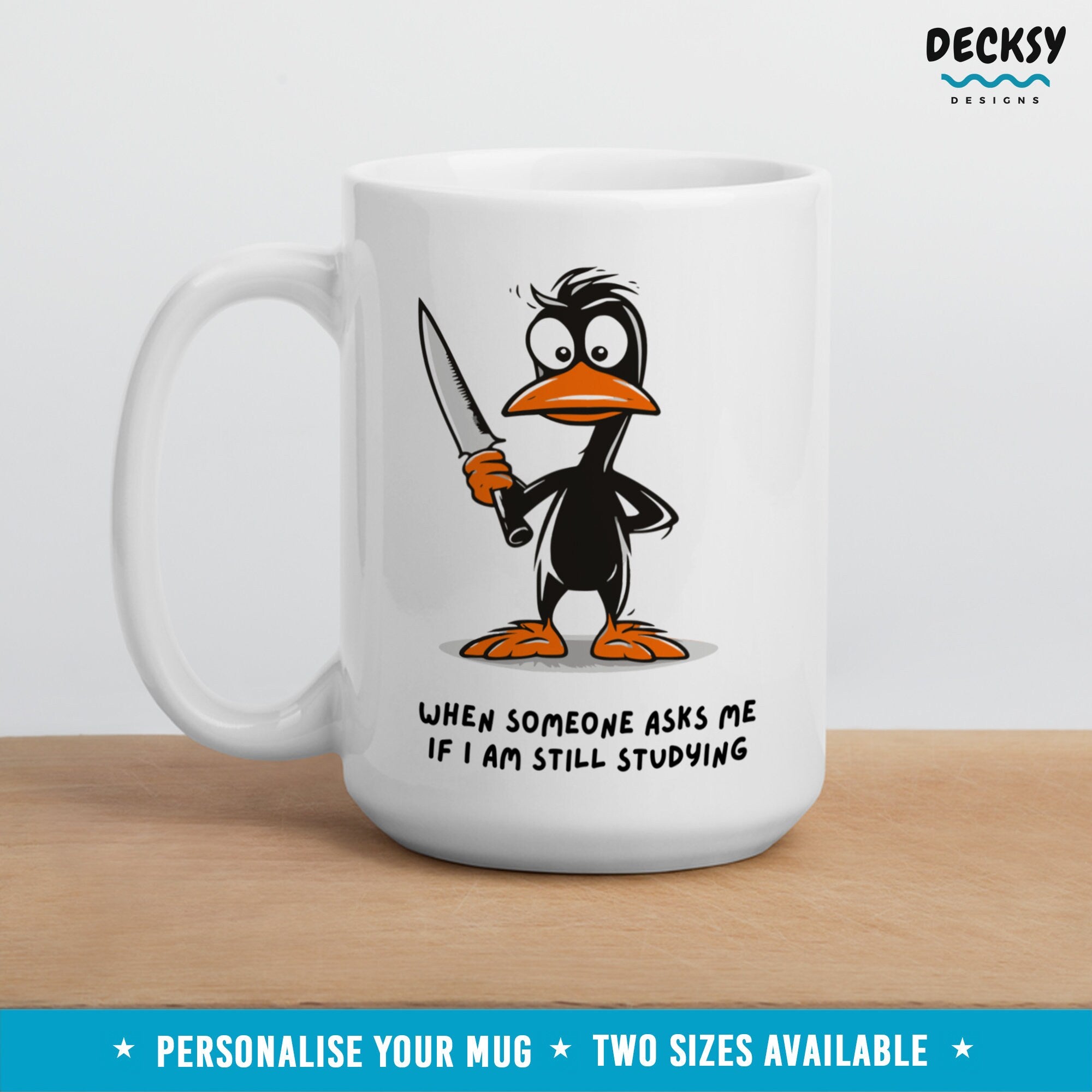 Phd Student Mug, Custom Gift For Doctoral Student, Doctorate Graduation Mug, Personalized Phd Gifts for Her, Funny Phd Candidate Coffee Mug Mugs by DecksyDesigns