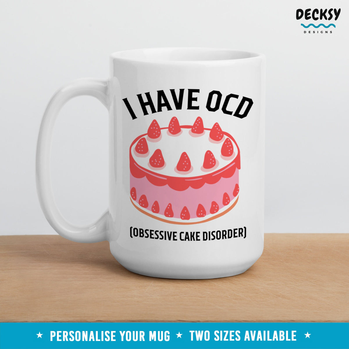 Baking Mug, Custom Cake Lover Gift For Baker, Gift For Mum, Baking Grandma Gift, Cupcake Coffee Mug, Baking Gifts For Her, Bakery Owner Gift Mugs by DecksyDesigns