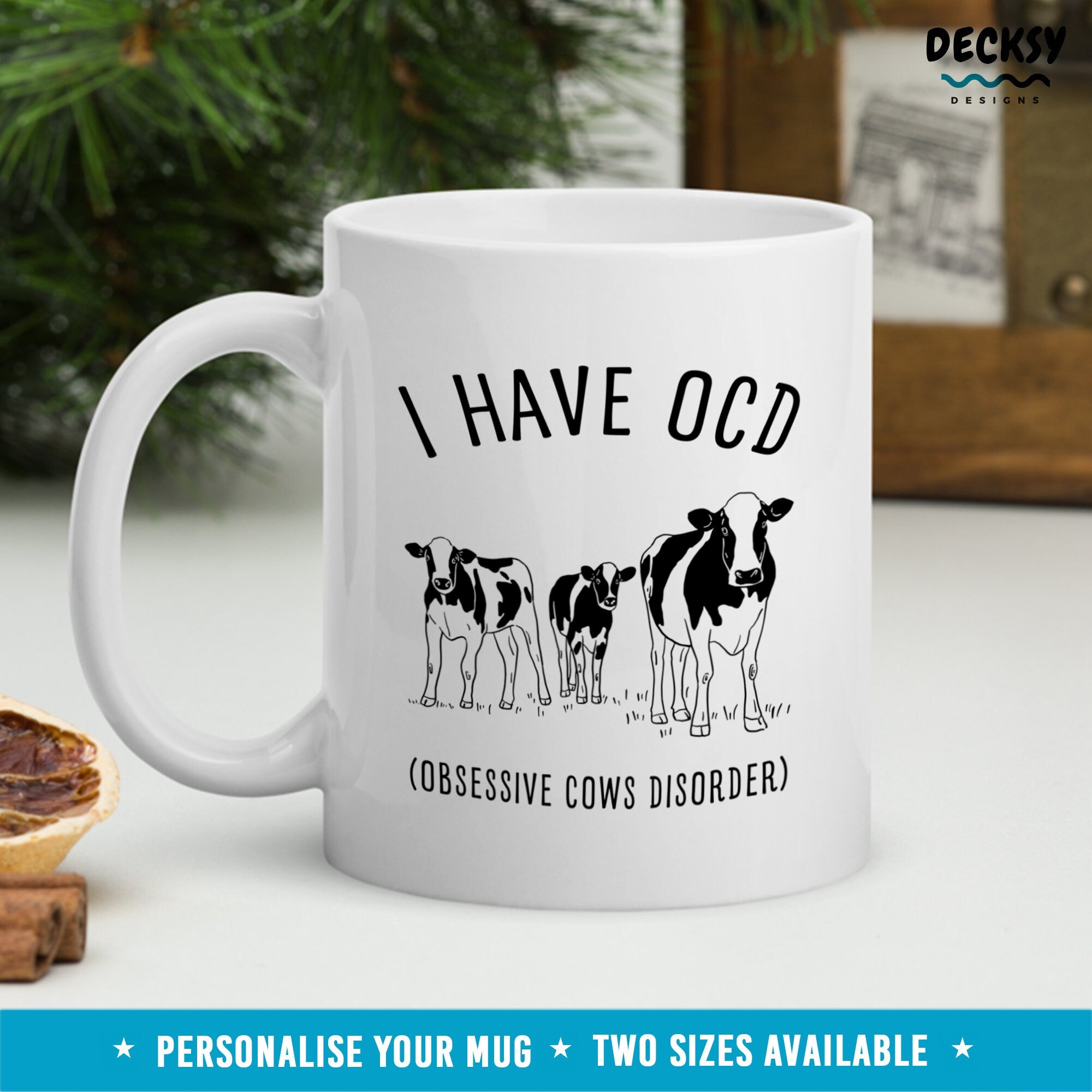 Cow Lover Mug, Custom Farm Animal Gift, Cow Farmer Country Coffee Cup, Gift For Mom, Pet Lover Gift, Gift For Cow Lover, Farmer Girl Gift, Mugs by DecksyDesigns