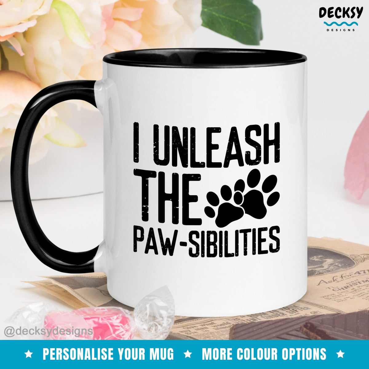 Dog Training Mug, Custom Gift For Dog Trainer, Dog Behaviorist Mug, Pet Sitter Gift, Dog Walker Appreciation Mug, Dog Coach Thank You Gift Mugs by DecksyDesigns
