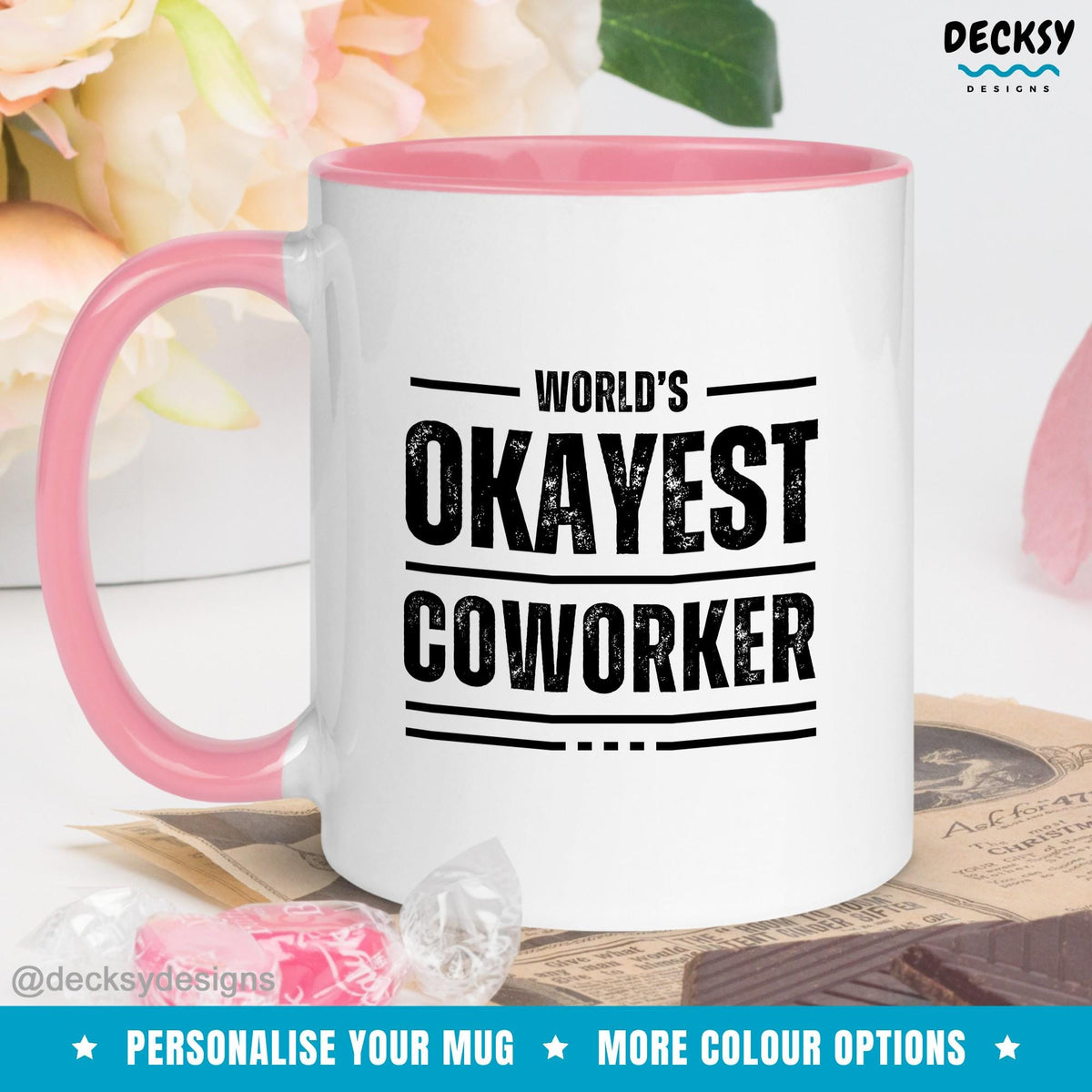 Custom Coworker Mug, Gifts For Colleague, Coworker Coffee Mug, Funny Office Worker Mug, Funny Coworker Mug, Personalized Gift For Coworkers Mugs by DecksyDesigns